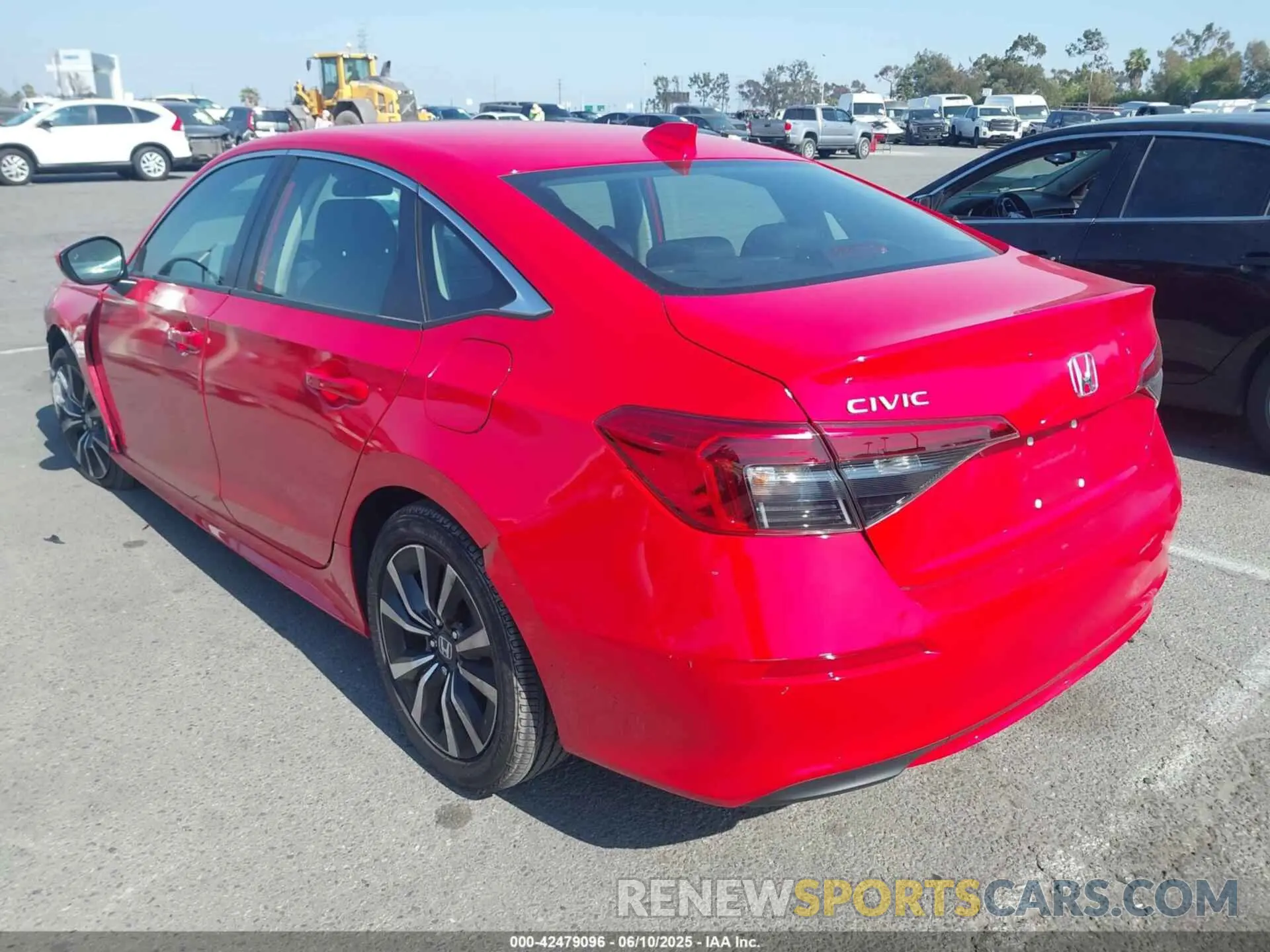 3 Photograph of a damaged car 2HGFE1F76RH334002 HONDA CIVIC 2024