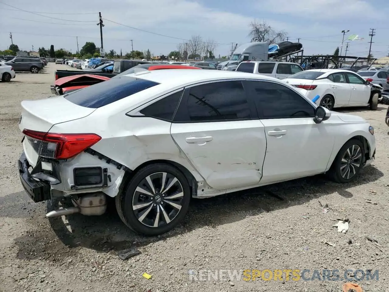 3 Photograph of a damaged car 2HGFE1F76RH337854 HONDA CIVIC 2024
