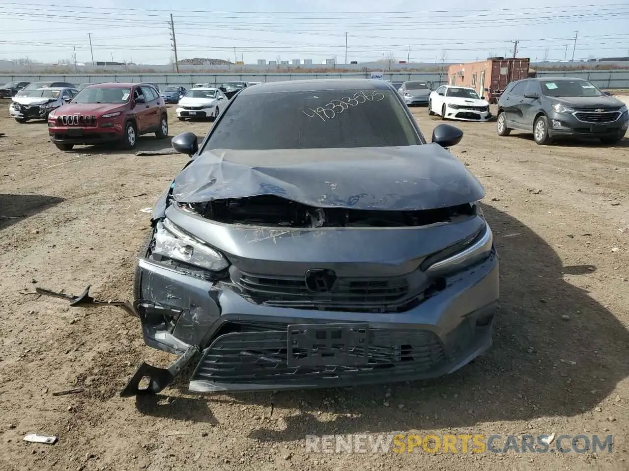 5 Photograph of a damaged car 2HGFE1F77RH302398 HONDA CIVIC 2024