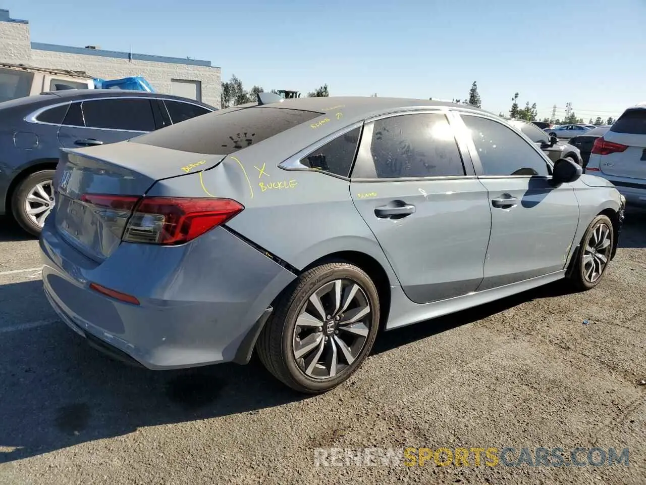 3 Photograph of a damaged car 2HGFE1F77RH308797 HONDA CIVIC 2024