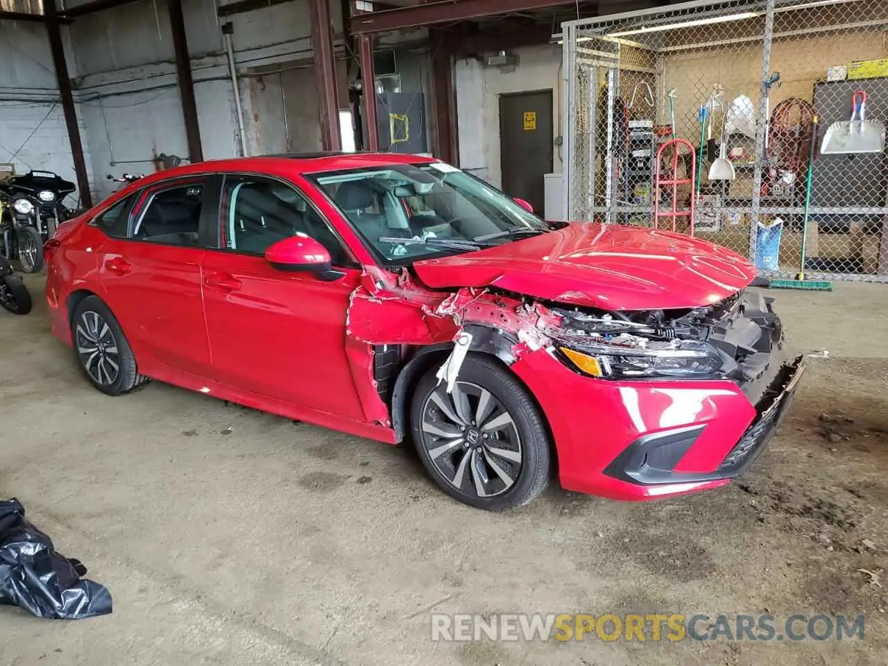 4 Photograph of a damaged car 2HGFE1F77RH320738 HONDA CIVIC 2024
