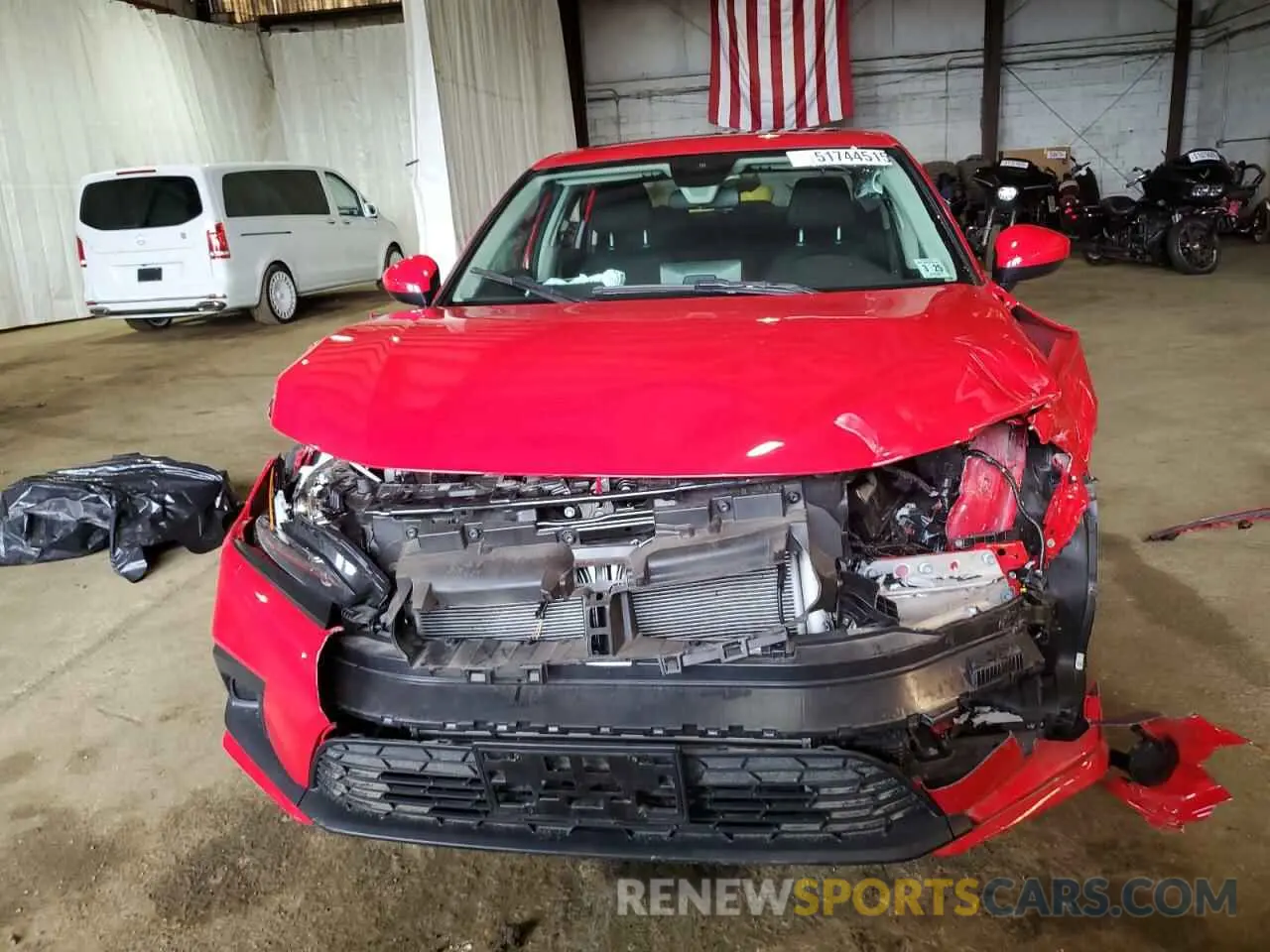 5 Photograph of a damaged car 2HGFE1F77RH320738 HONDA CIVIC 2024