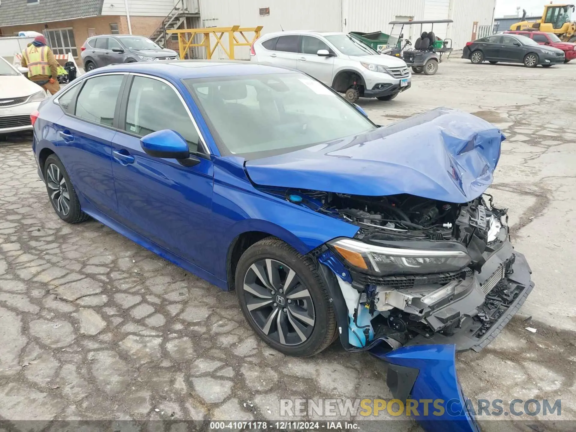 1 Photograph of a damaged car 2HGFE1F78RH338584 HONDA CIVIC 2024