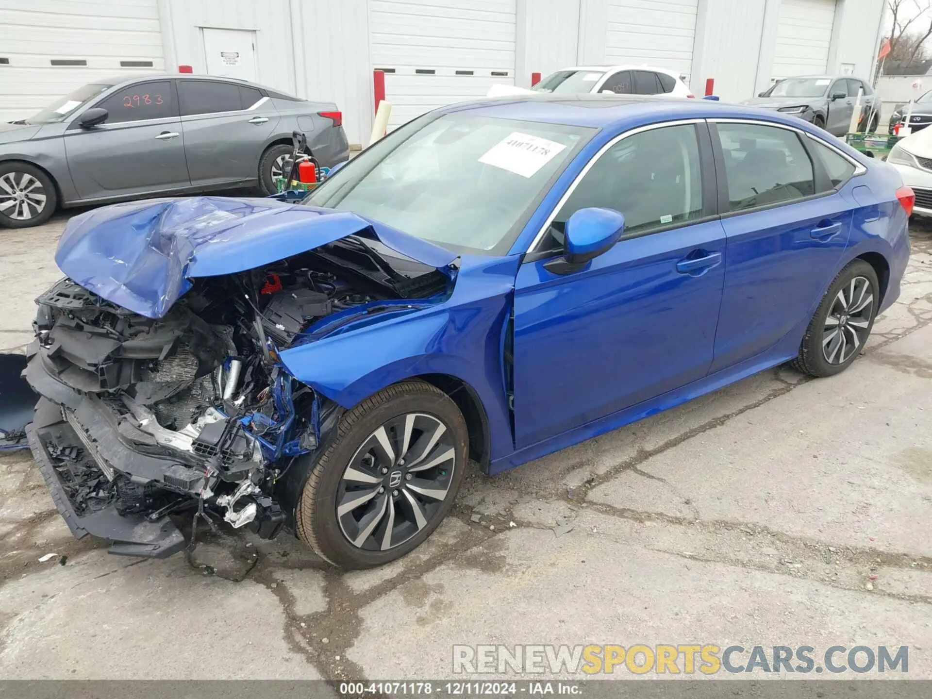 2 Photograph of a damaged car 2HGFE1F78RH338584 HONDA CIVIC 2024