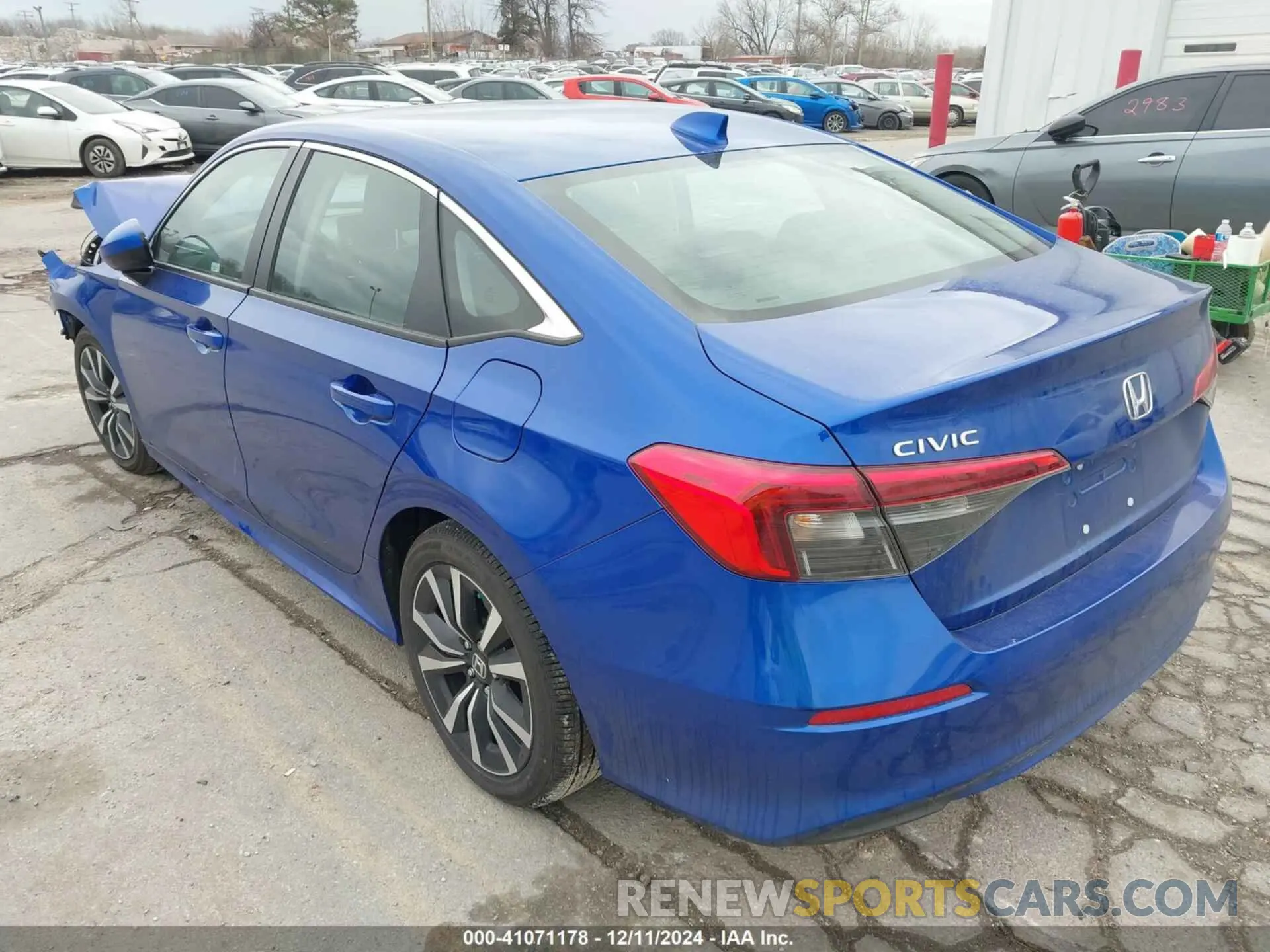3 Photograph of a damaged car 2HGFE1F78RH338584 HONDA CIVIC 2024