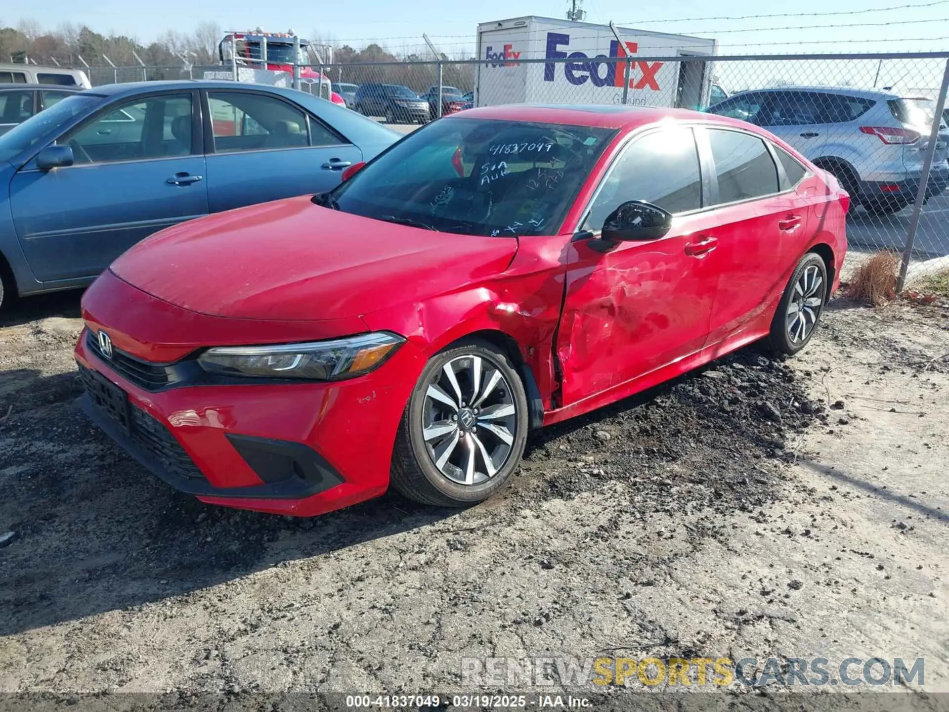 2 Photograph of a damaged car 2HGFE1F79RH306694 HONDA CIVIC 2024