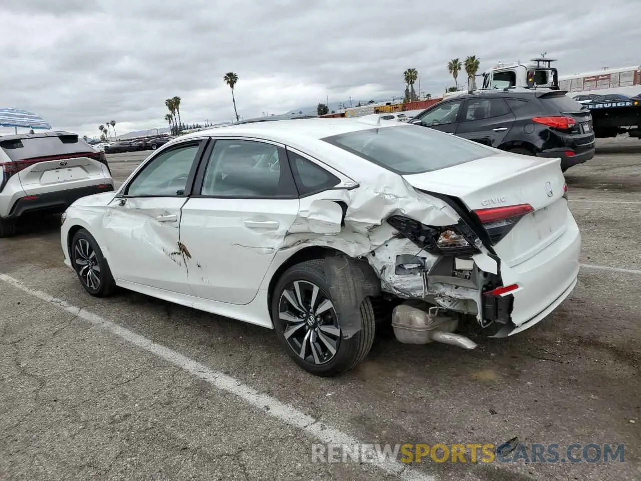 2 Photograph of a damaged car 2HGFE1F7XRH300788 HONDA CIVIC 2024