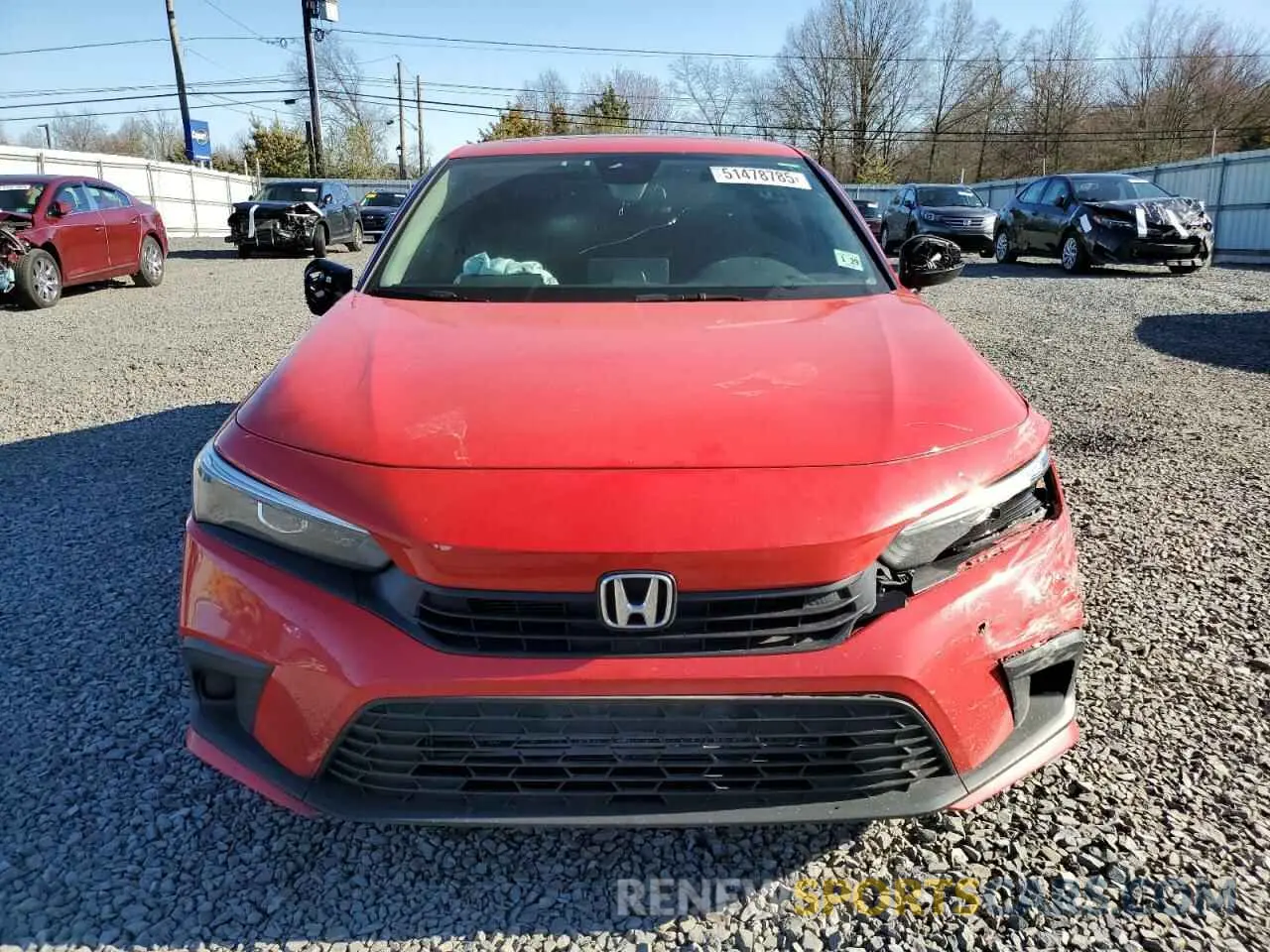 5 Photograph of a damaged car 2HGFE1F7XRH321446 HONDA CIVIC 2024