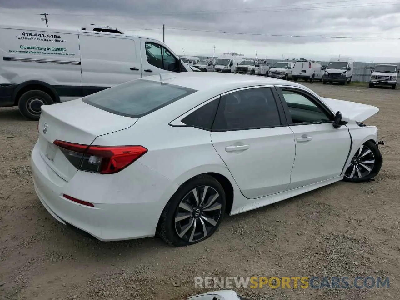 3 Photograph of a damaged car 2HGFE1F7XRH328882 HONDA CIVIC 2024