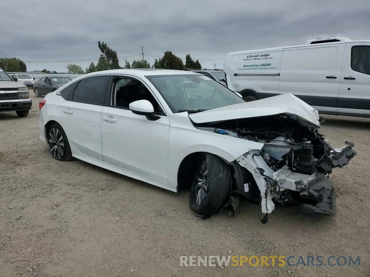 4 Photograph of a damaged car 2HGFE1F7XRH328882 HONDA CIVIC 2024