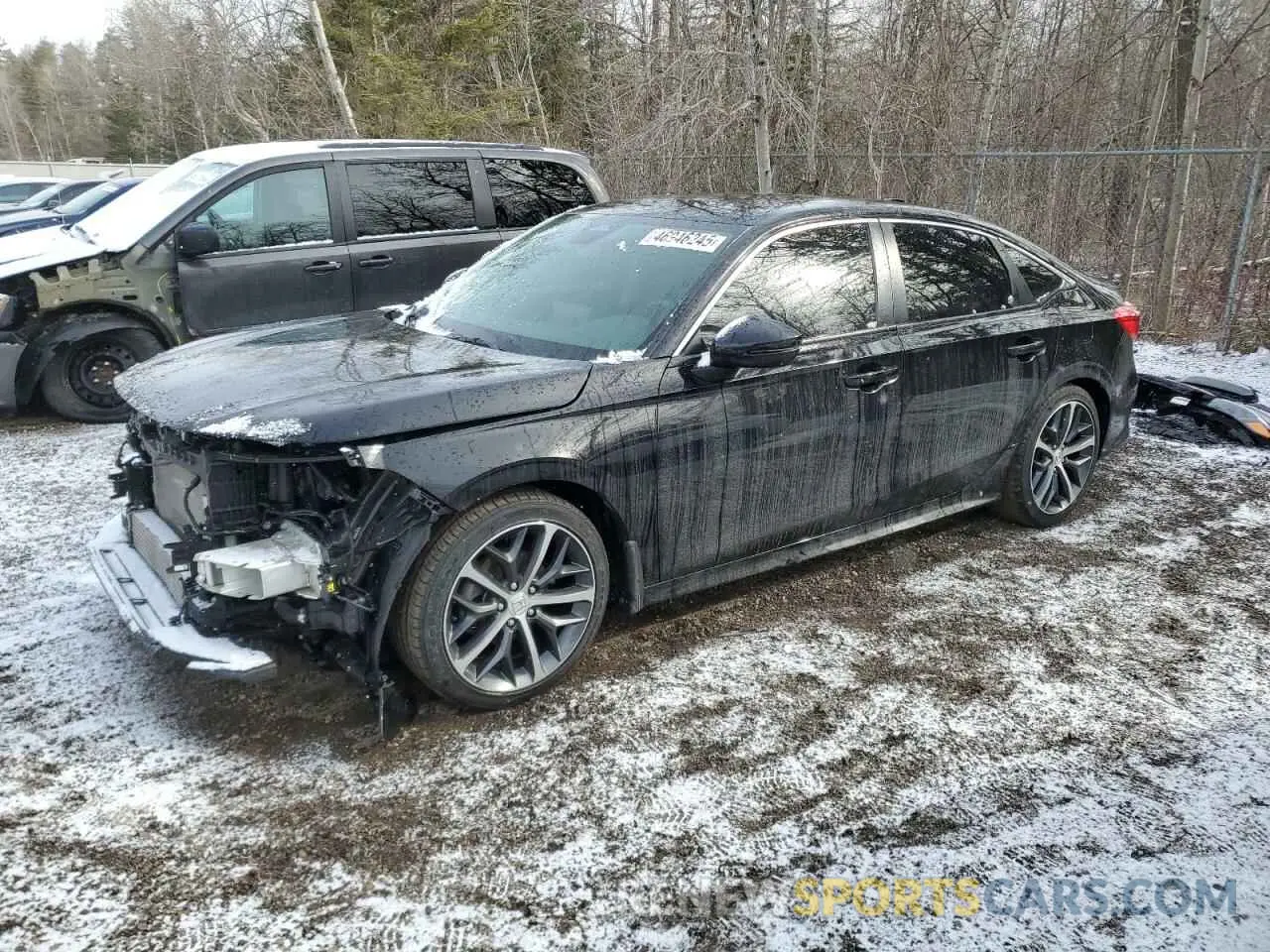 1 Photograph of a damaged car 2HGFE1F90RH001232 HONDA CIVIC 2024