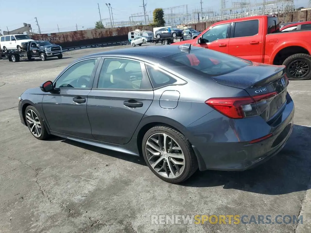 2 Photograph of a damaged car 2HGFE1F91RH303600 HONDA CIVIC 2024