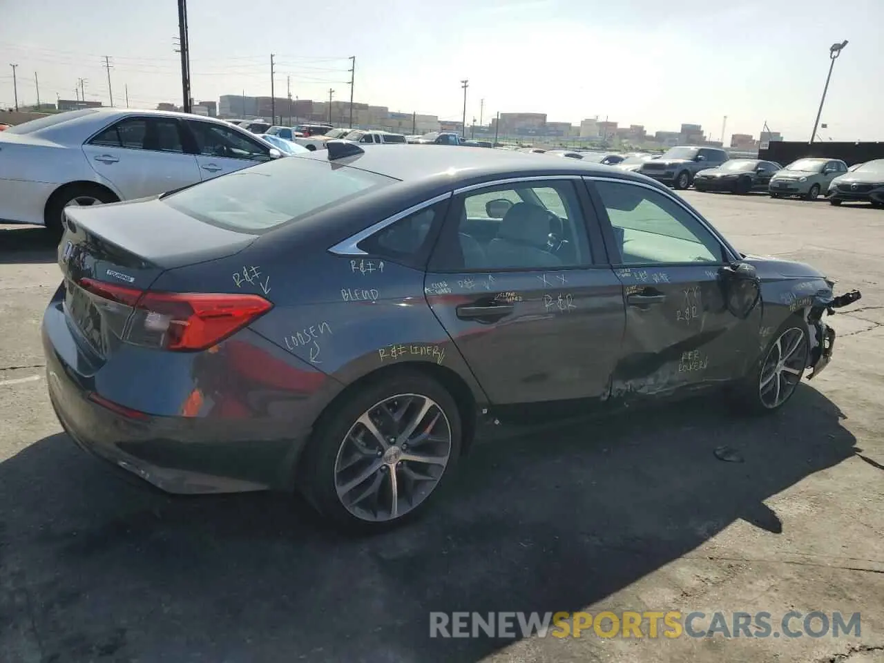 3 Photograph of a damaged car 2HGFE1F91RH303600 HONDA CIVIC 2024