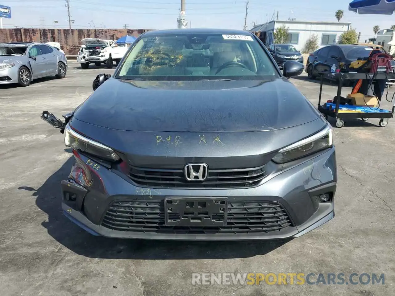 5 Photograph of a damaged car 2HGFE1F91RH303600 HONDA CIVIC 2024