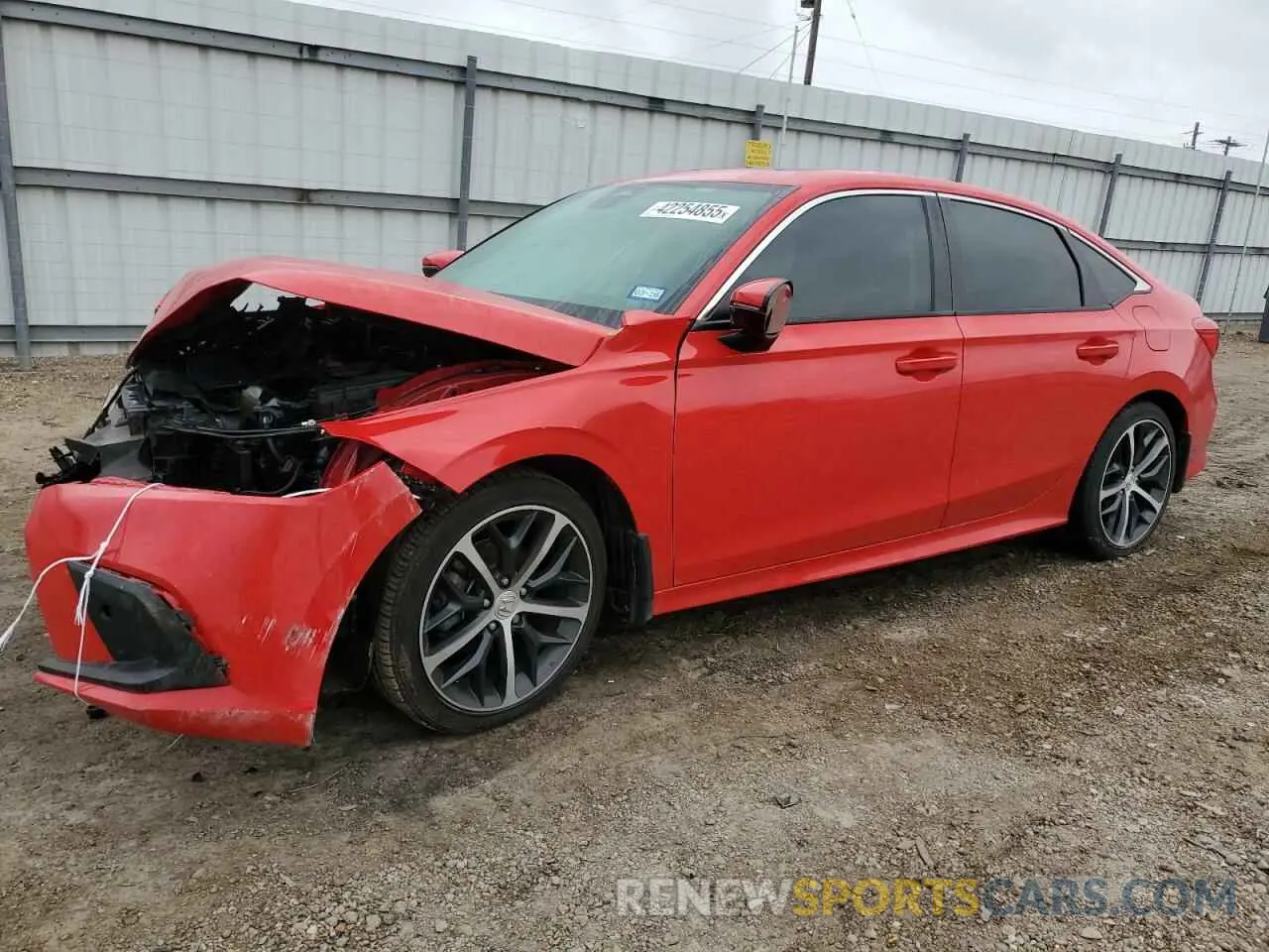 1 Photograph of a damaged car 2HGFE1F91RH329792 HONDA CIVIC 2024