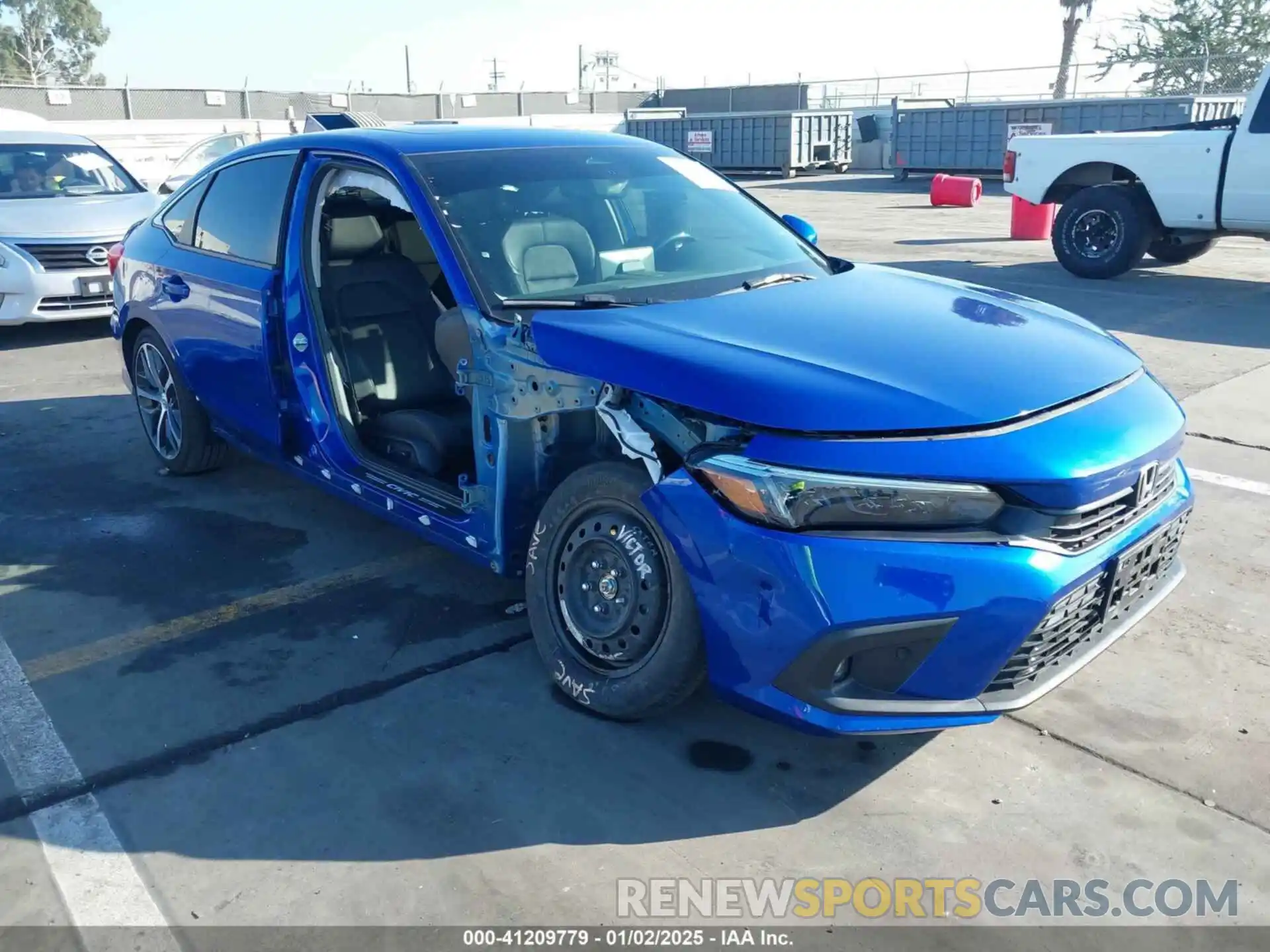 1 Photograph of a damaged car 2HGFE1F92RH301290 HONDA CIVIC 2024