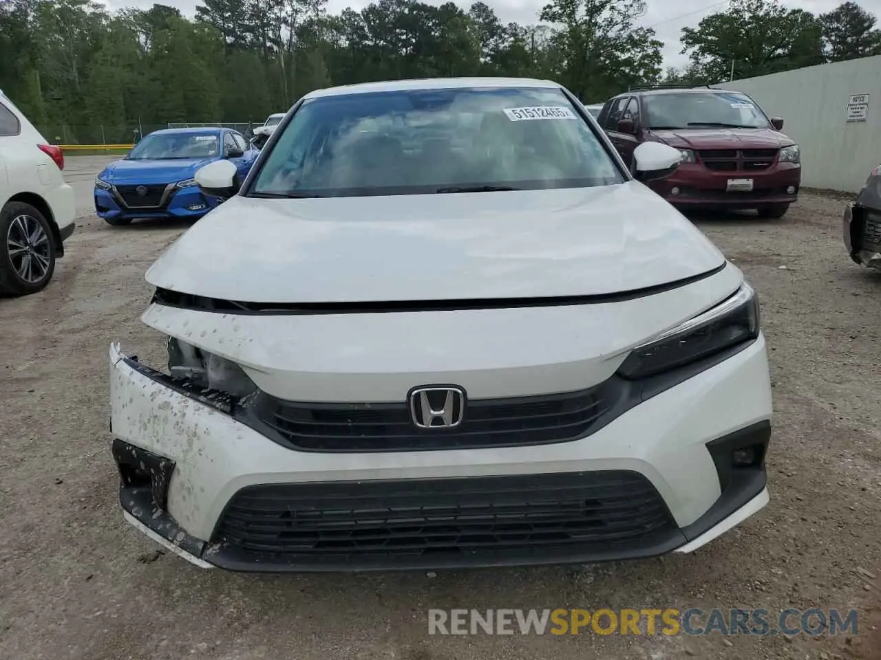 5 Photograph of a damaged car 2HGFE1F92RH304867 HONDA CIVIC 2024