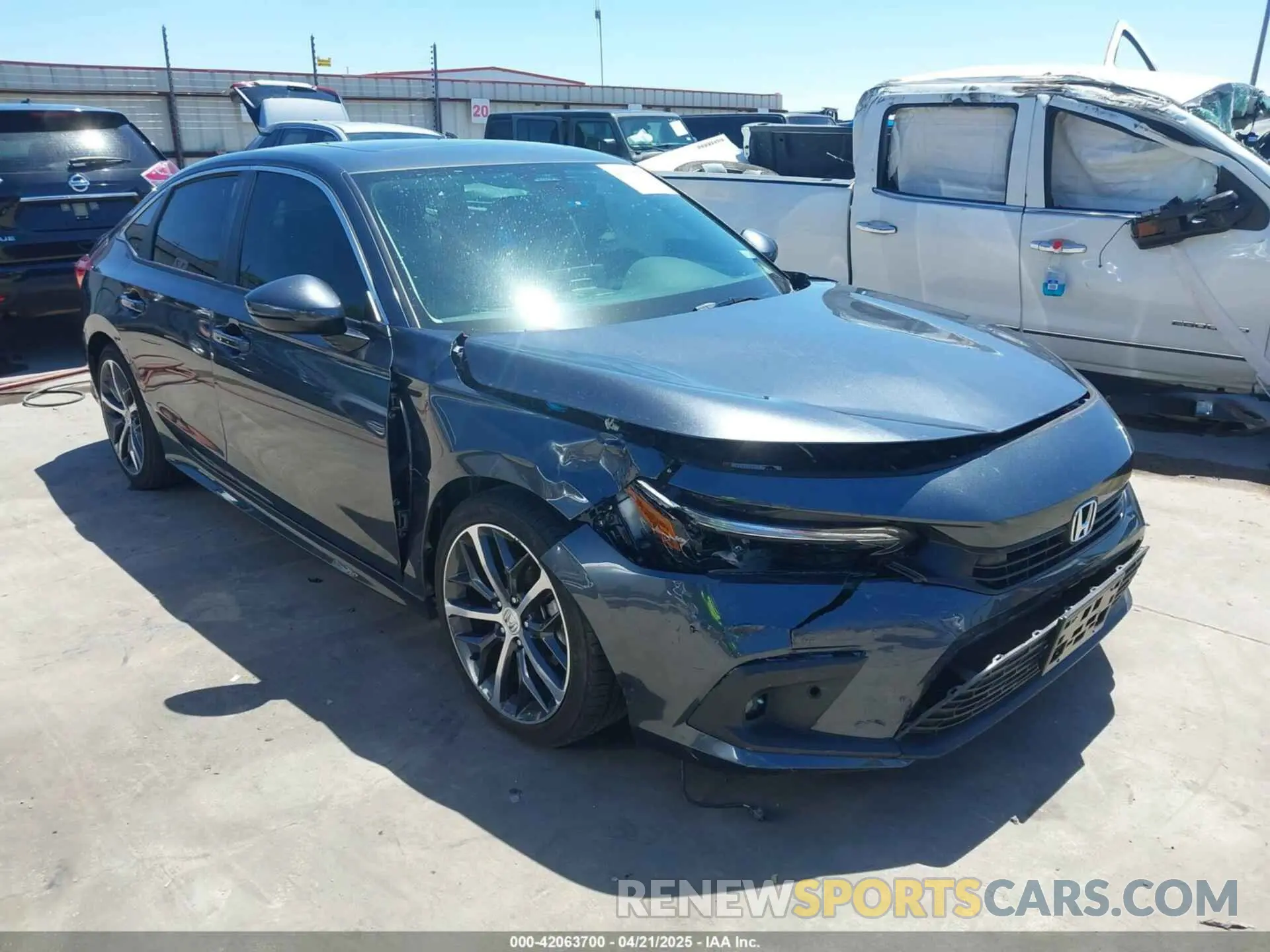 1 Photograph of a damaged car 2HGFE1F92RH310118 HONDA CIVIC 2024