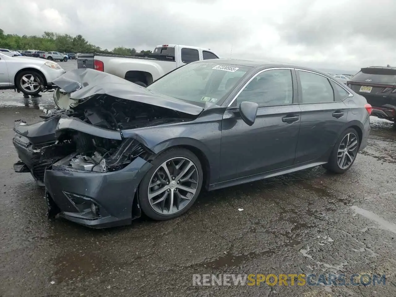 1 Photograph of a damaged car 2HGFE1F93RH324321 HONDA CIVIC 2024