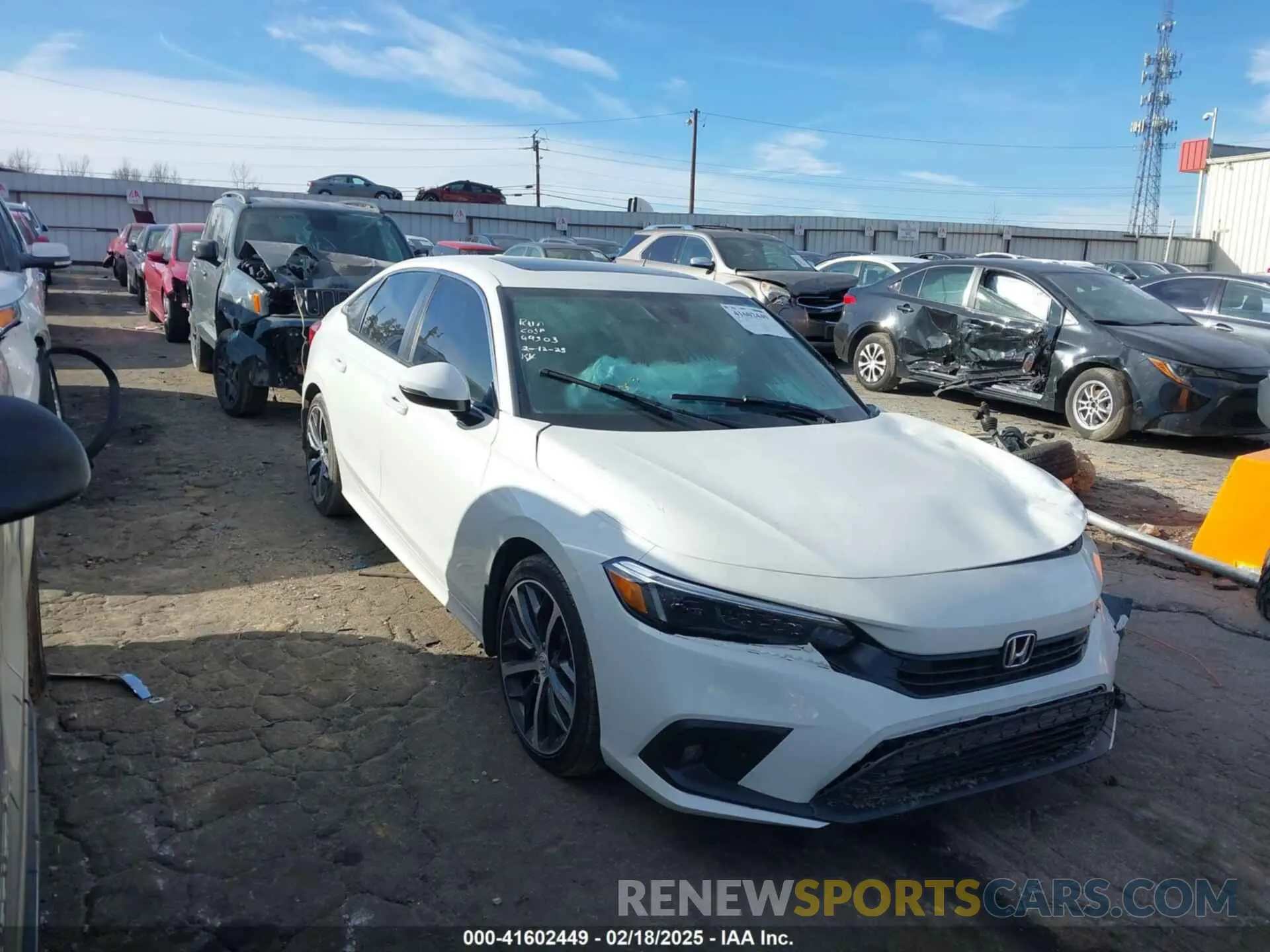 1 Photograph of a damaged car 2HGFE1F93RH328739 HONDA CIVIC 2024
