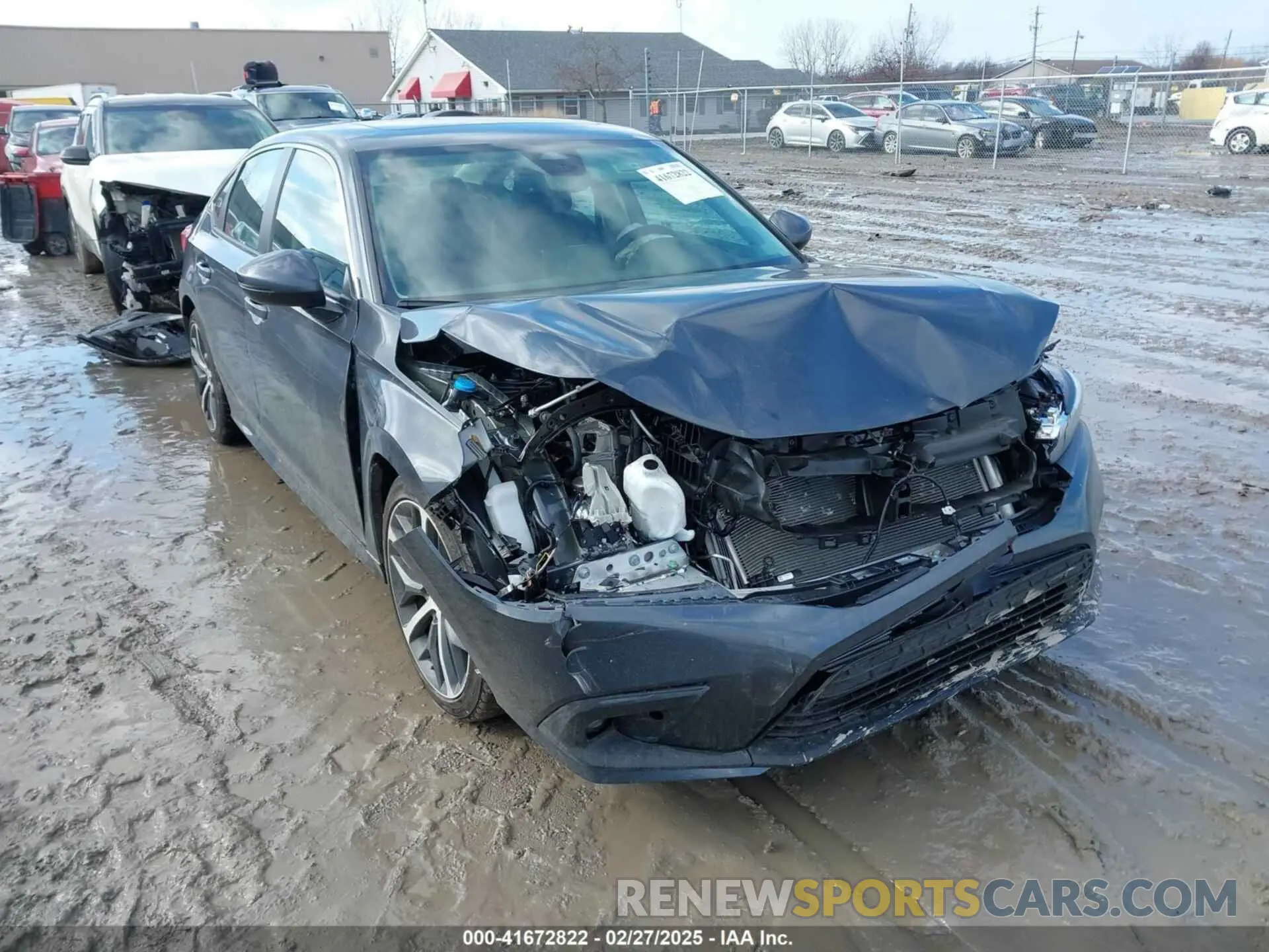 1 Photograph of a damaged car 2HGFE1F93RH340101 HONDA CIVIC 2024