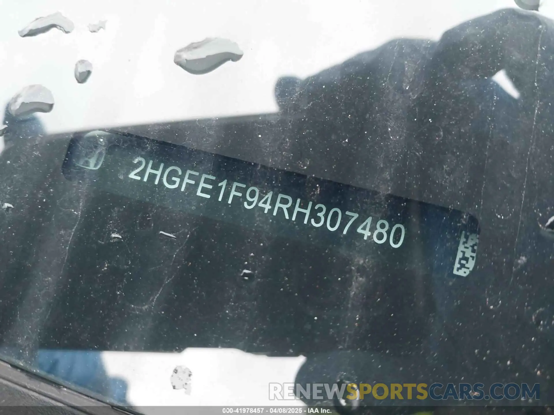 9 Photograph of a damaged car 2HGFE1F94RH307480 HONDA CIVIC 2024