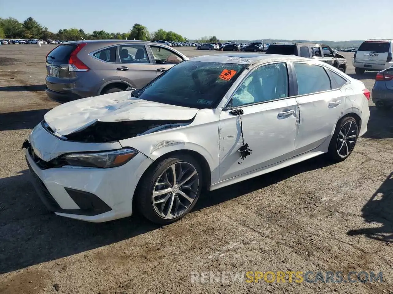 1 Photograph of a damaged car 2HGFE1F94RH313375 HONDA CIVIC 2024