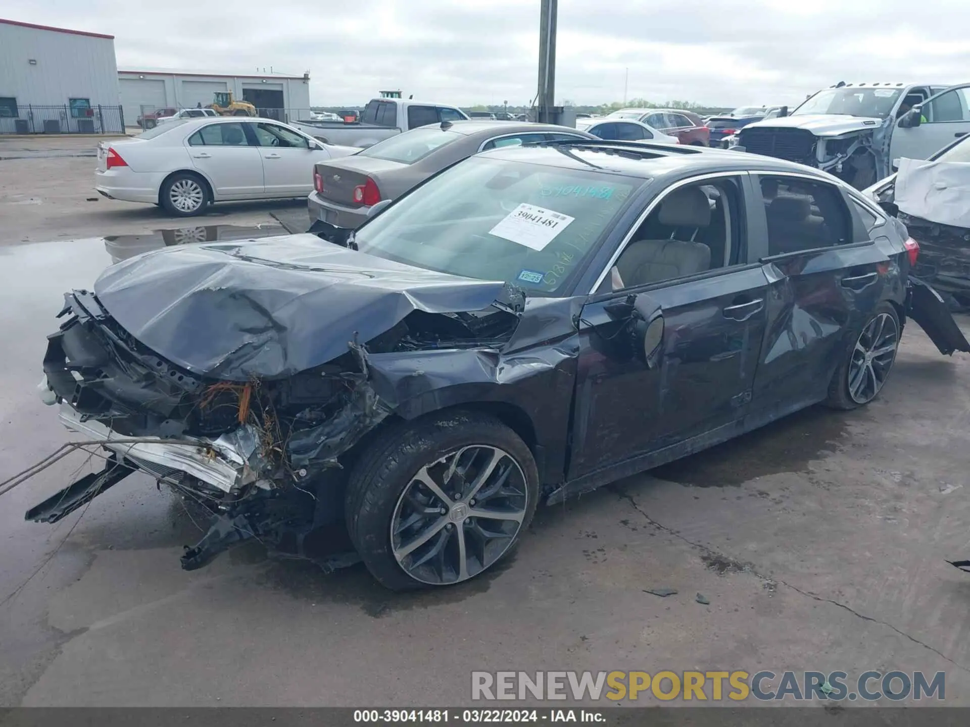 2 Photograph of a damaged car 2HGFE1F94RH317085 HONDA CIVIC 2024