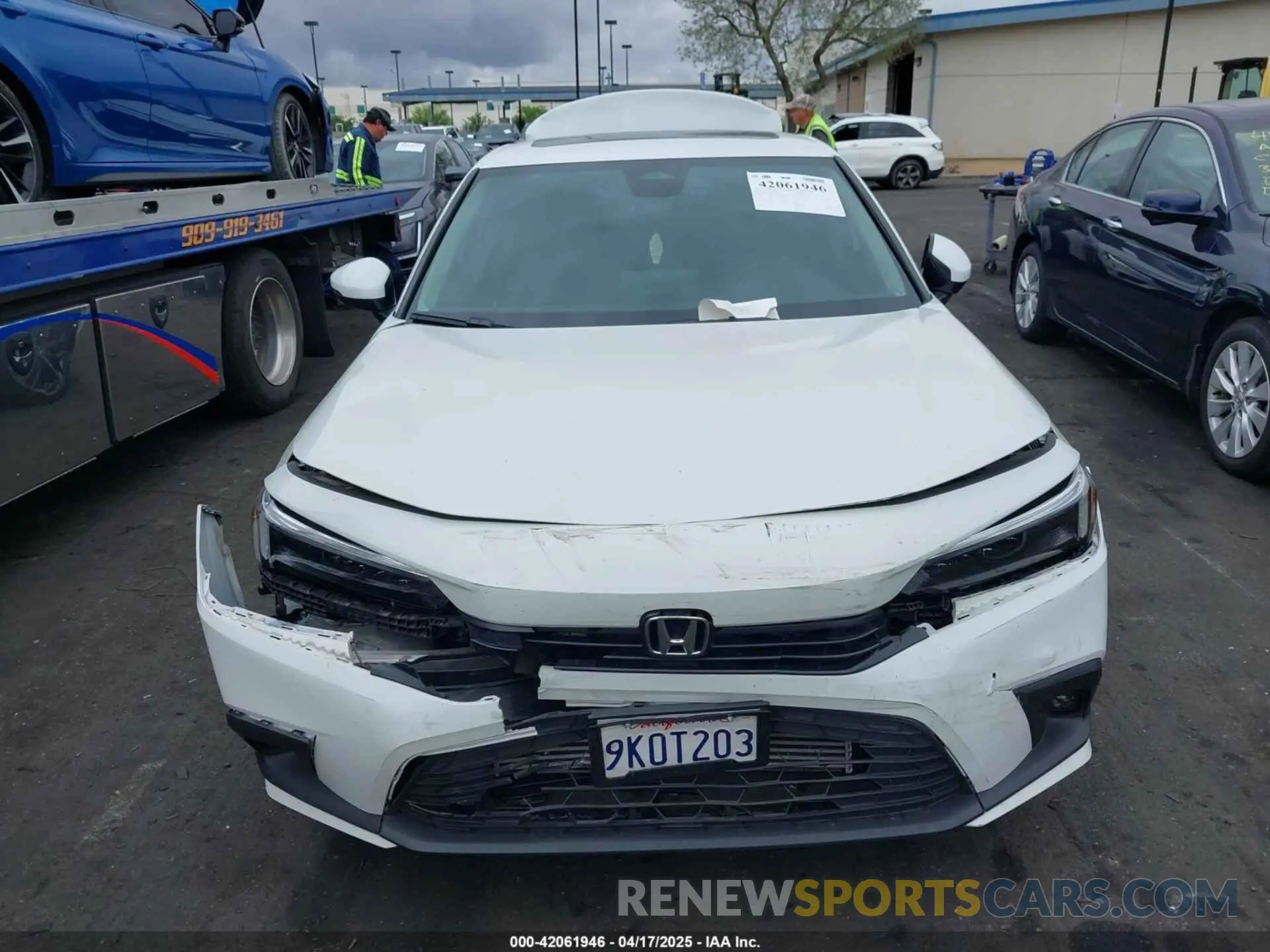 13 Photograph of a damaged car 2HGFE1F94RH317586 HONDA CIVIC 2024