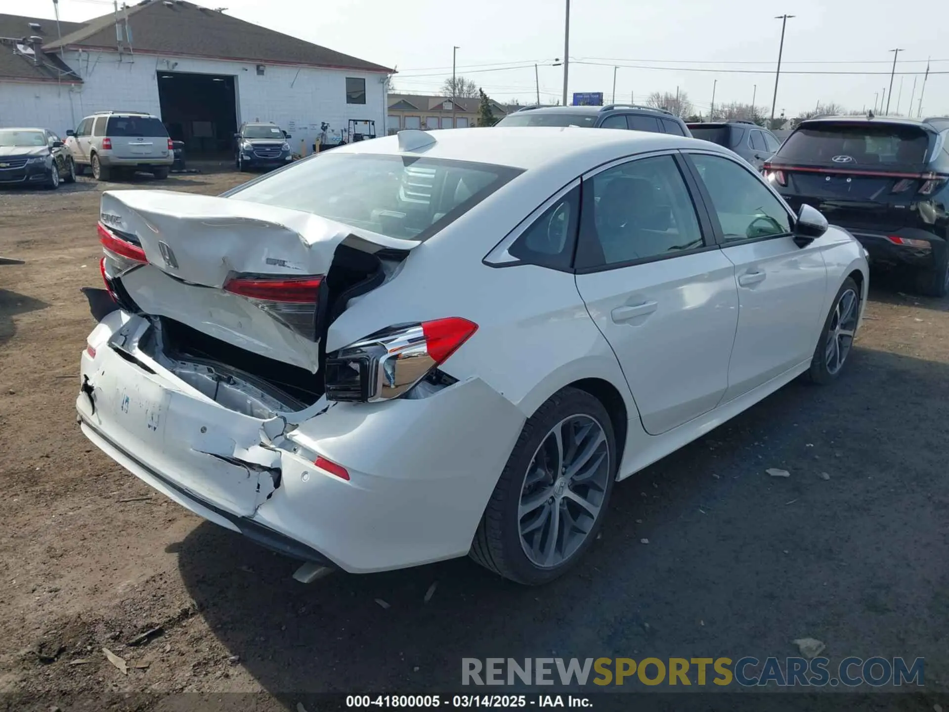 4 Photograph of a damaged car 2HGFE1F95RH303177 HONDA CIVIC 2024