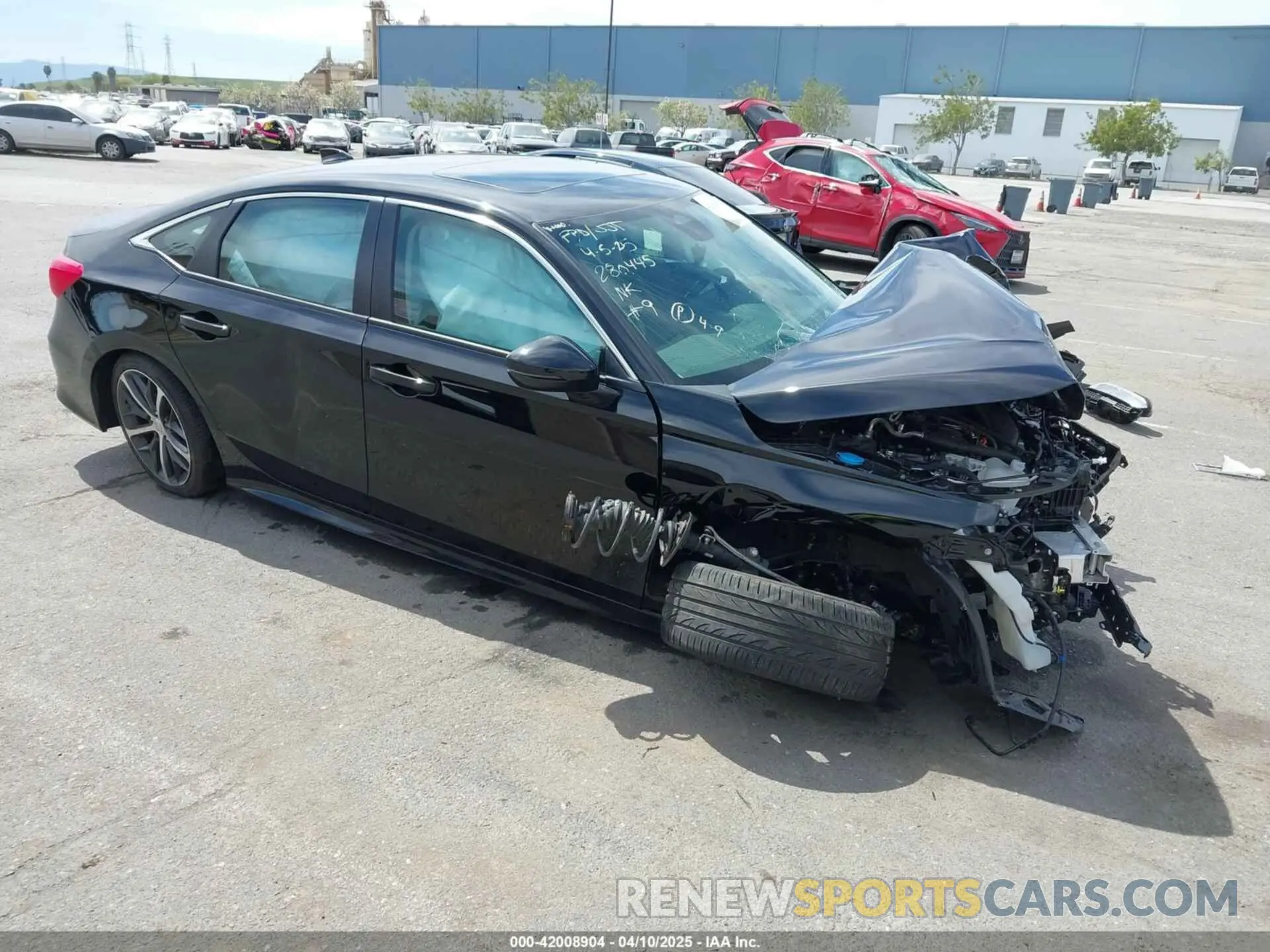1 Photograph of a damaged car 2HGFE1F95RH321601 HONDA CIVIC 2024
