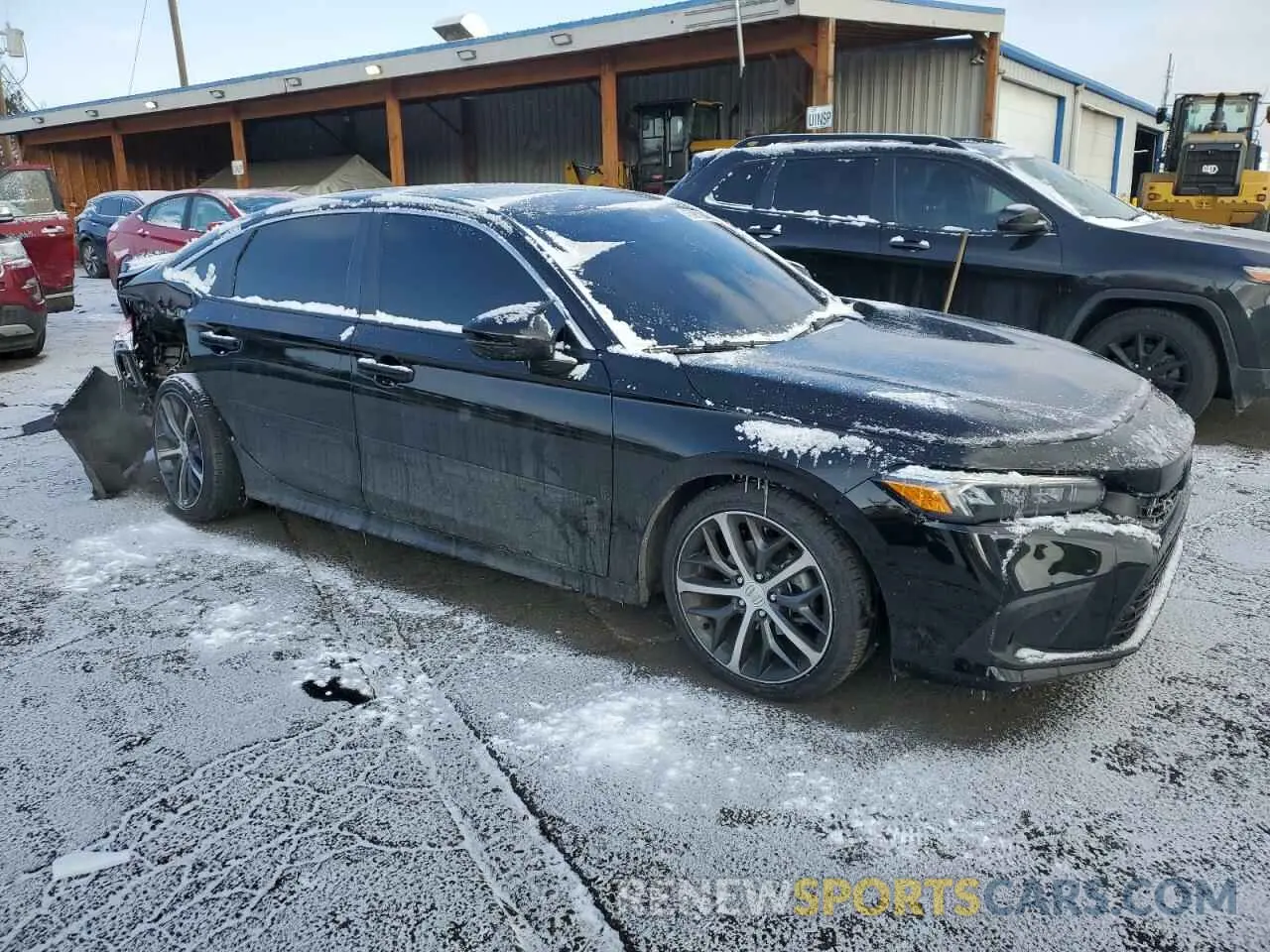 4 Photograph of a damaged car 2HGFE1F96RH303415 HONDA CIVIC 2024