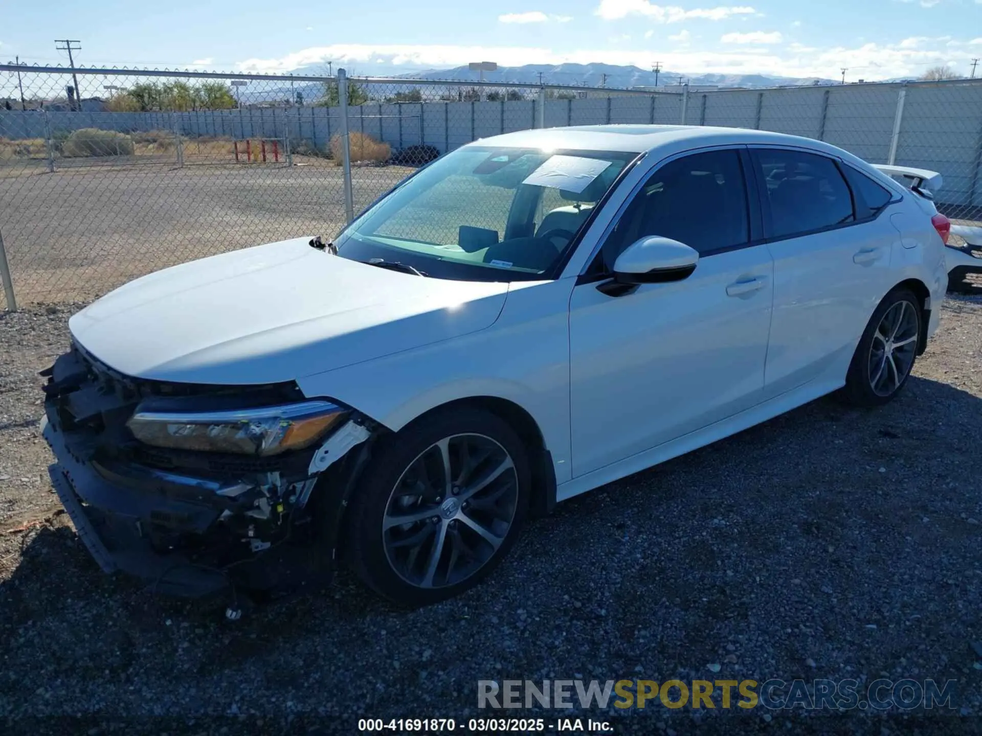 2 Photograph of a damaged car 2HGFE1F96RH307190 HONDA CIVIC 2024