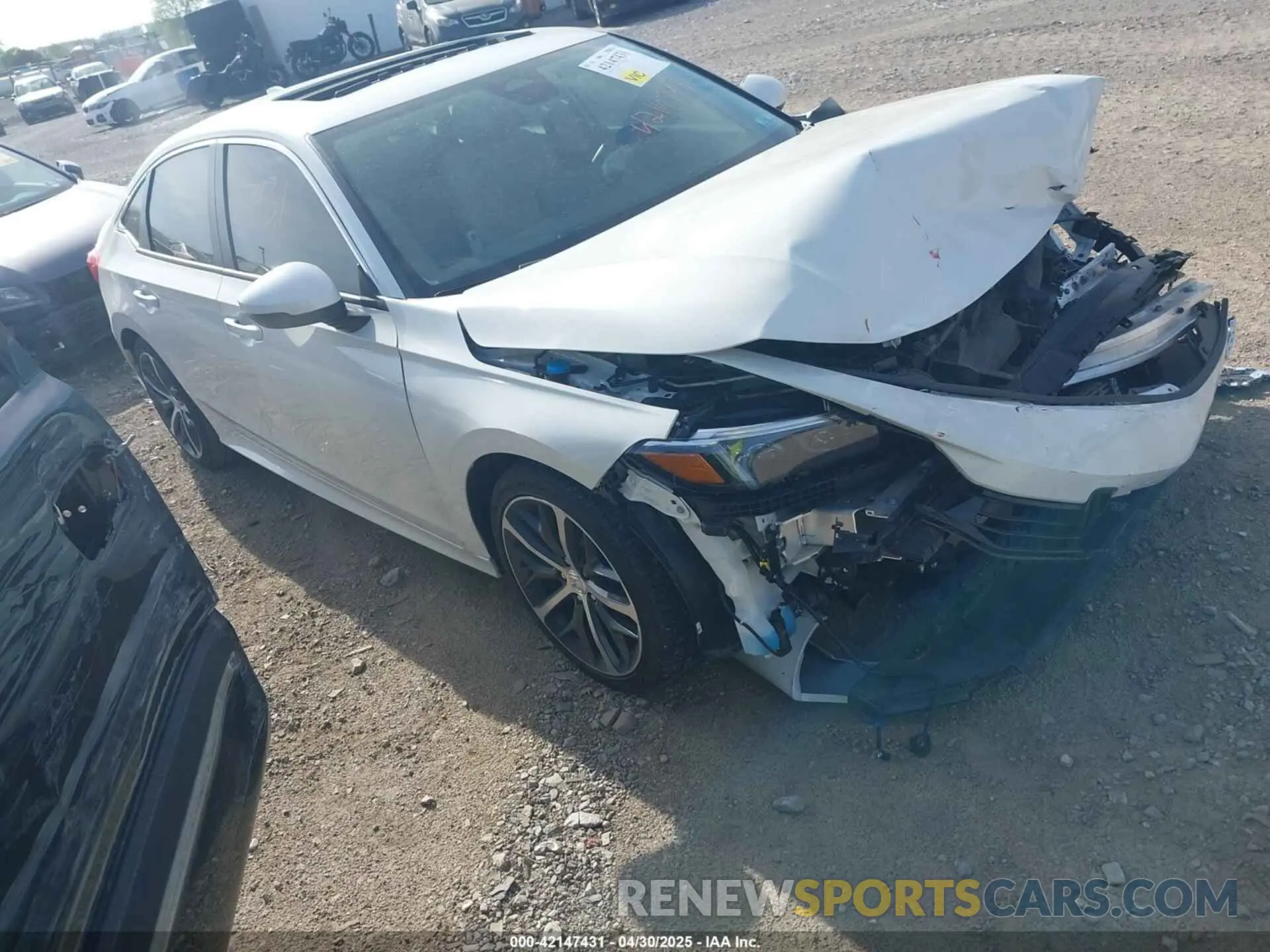 1 Photograph of a damaged car 2HGFE1F96RH323745 HONDA CIVIC 2024
