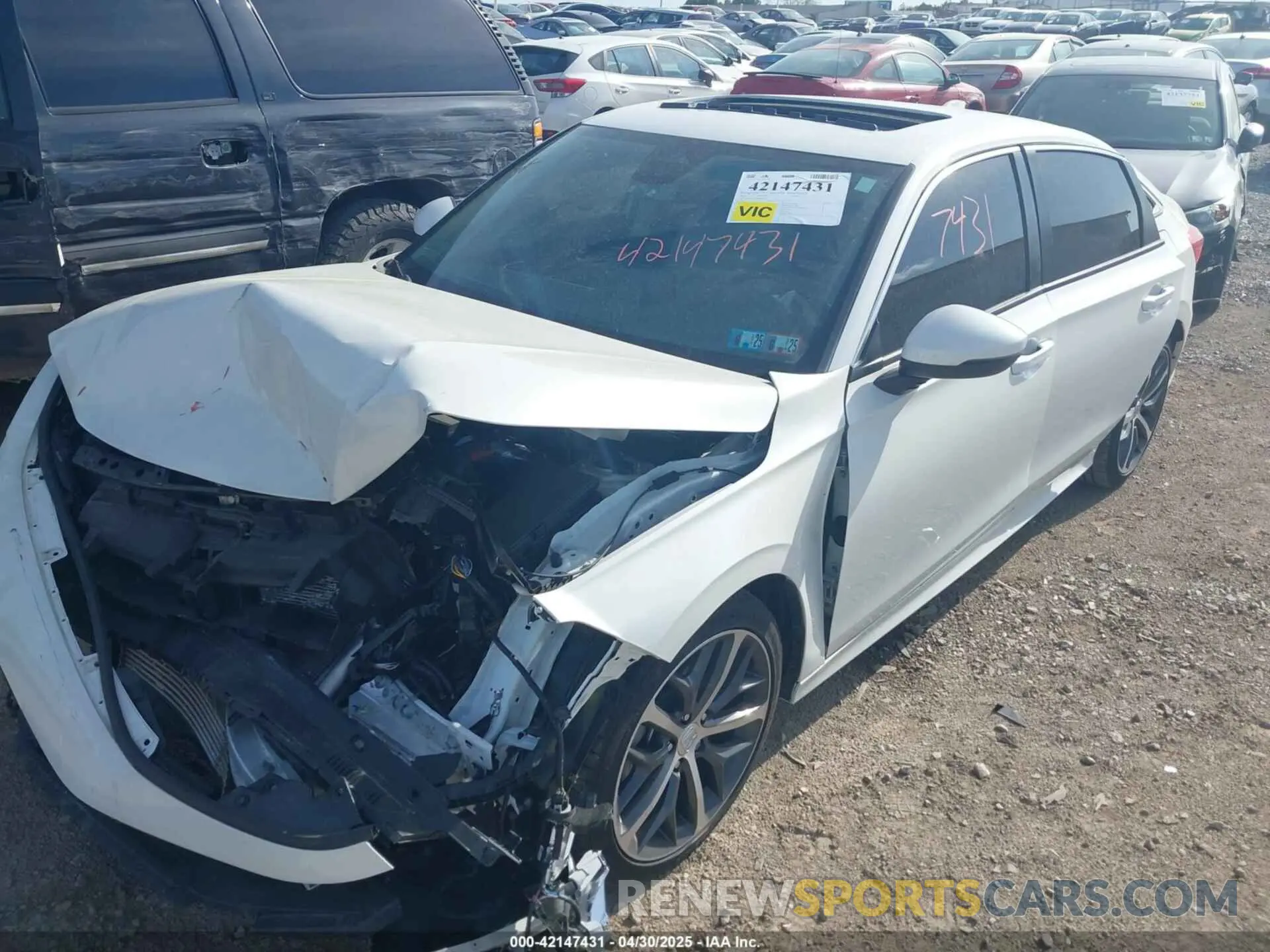 2 Photograph of a damaged car 2HGFE1F96RH323745 HONDA CIVIC 2024