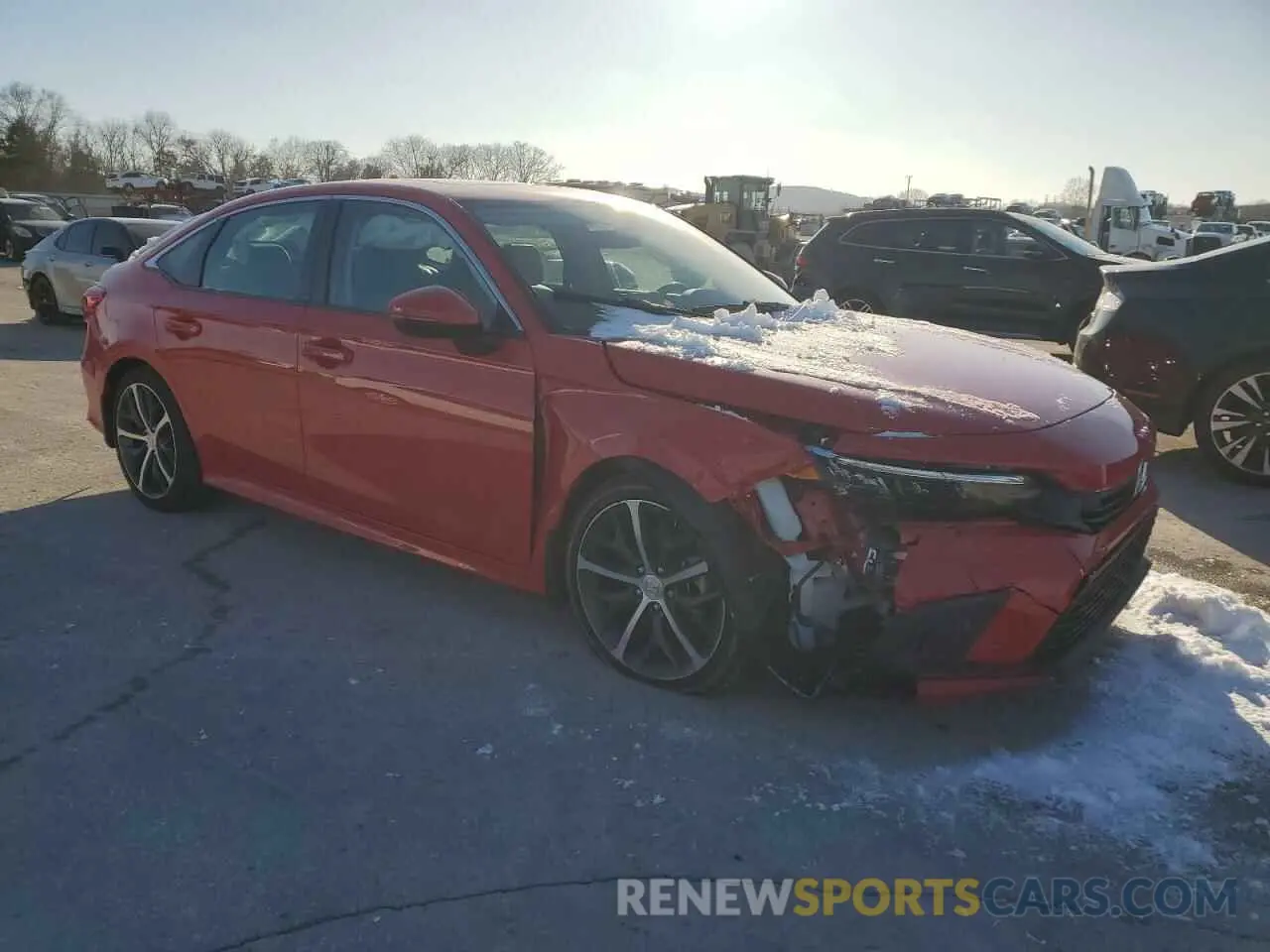 4 Photograph of a damaged car 2HGFE1F96RH335328 HONDA CIVIC 2024