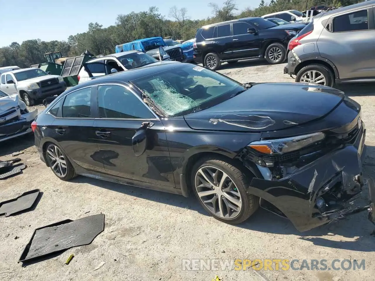 4 Photograph of a damaged car 2HGFE1F97RH300152 HONDA CIVIC 2024