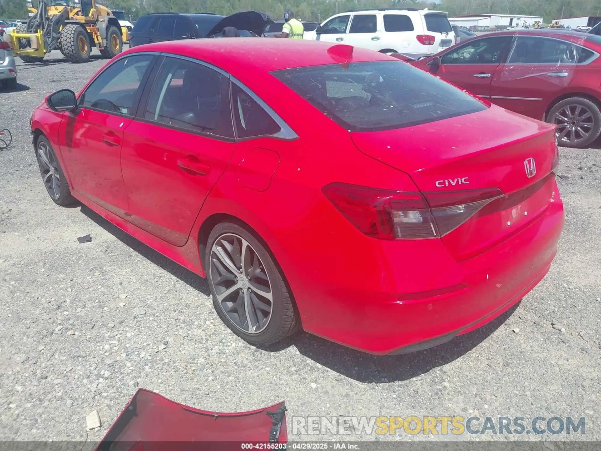 3 Photograph of a damaged car 2HGFE1F97RH302435 HONDA CIVIC 2024