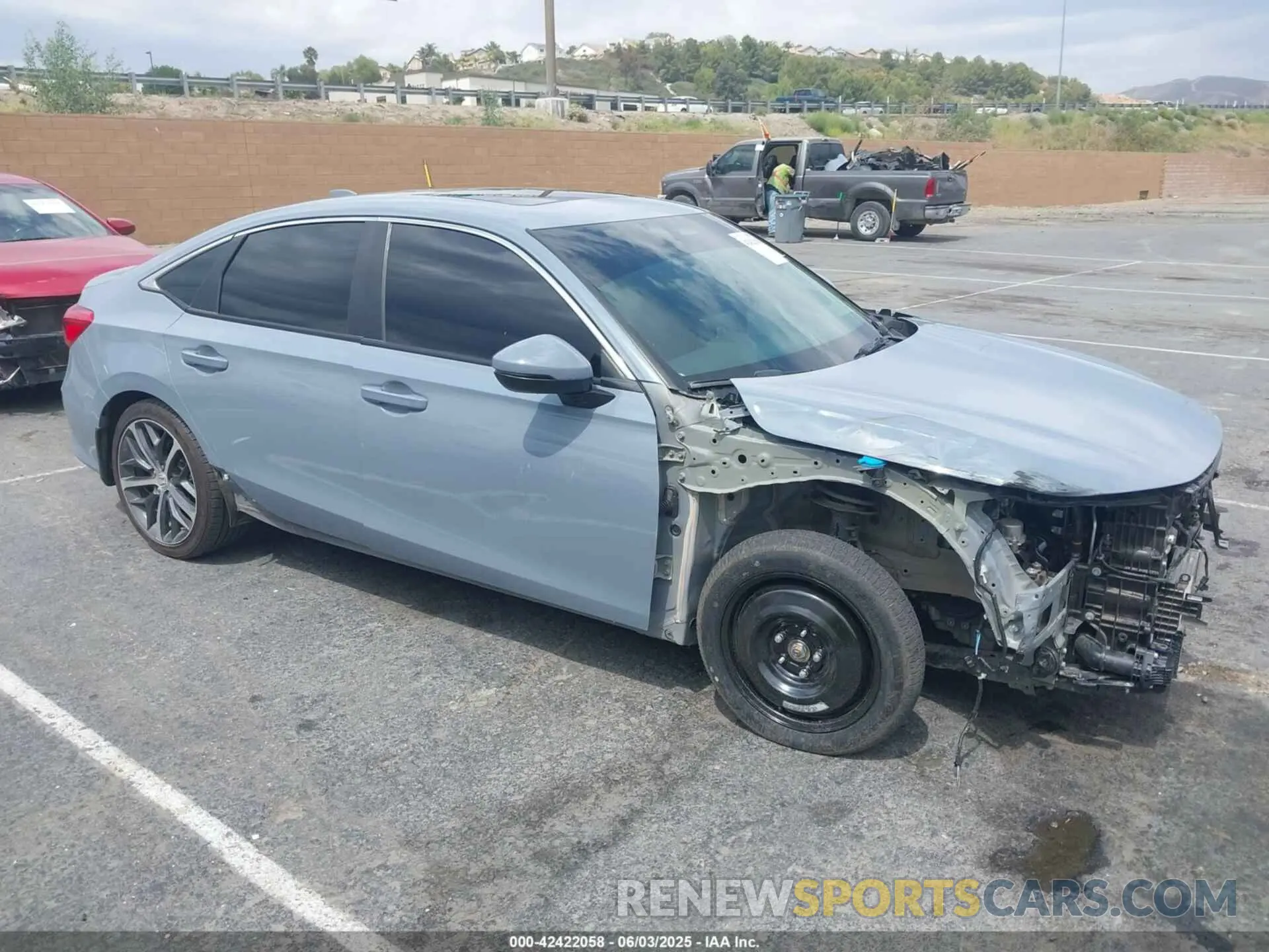 14 Photograph of a damaged car 2HGFE1F97RH303973 HONDA CIVIC 2024