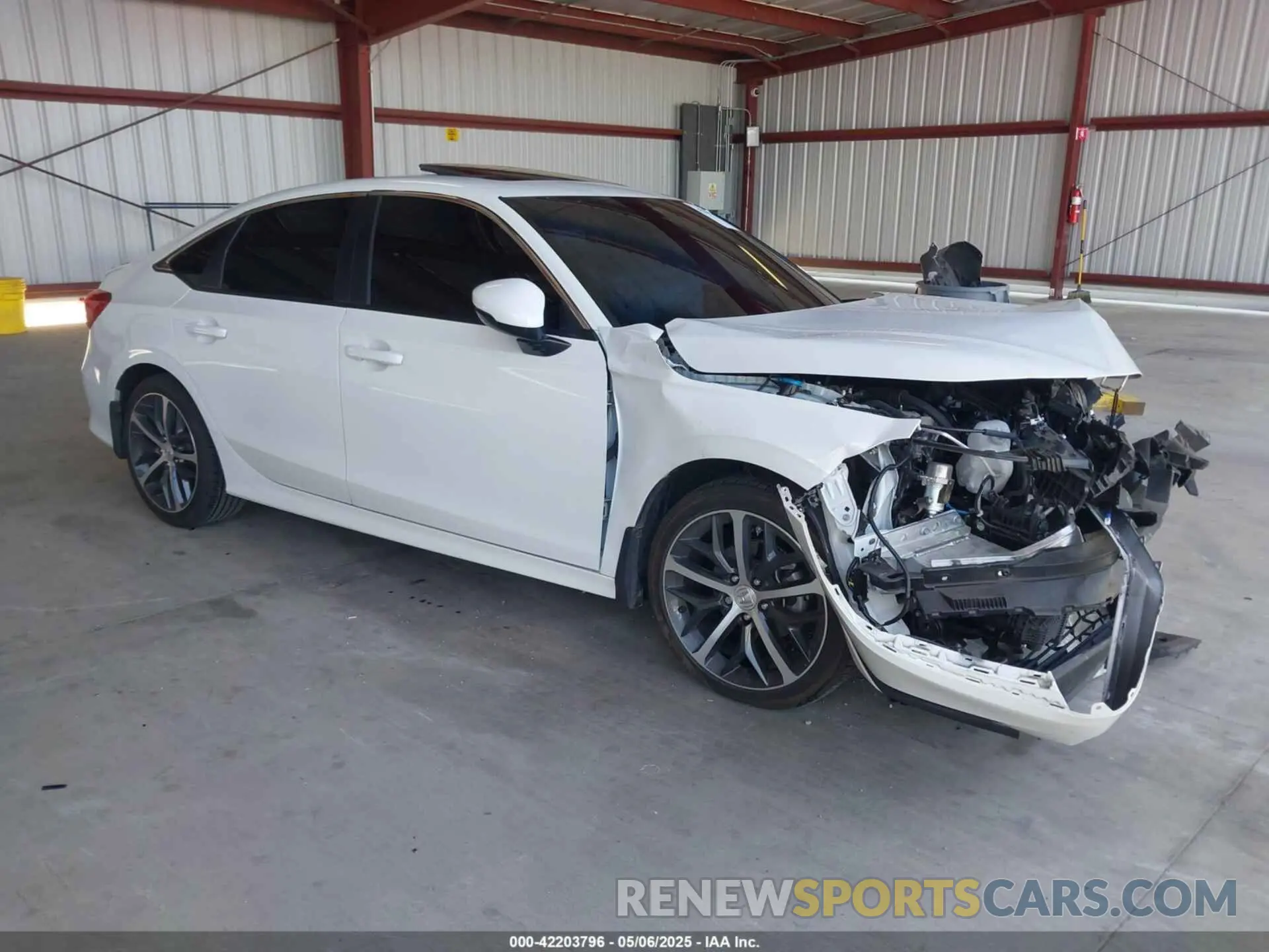 1 Photograph of a damaged car 2HGFE1F97RH307568 HONDA CIVIC 2024