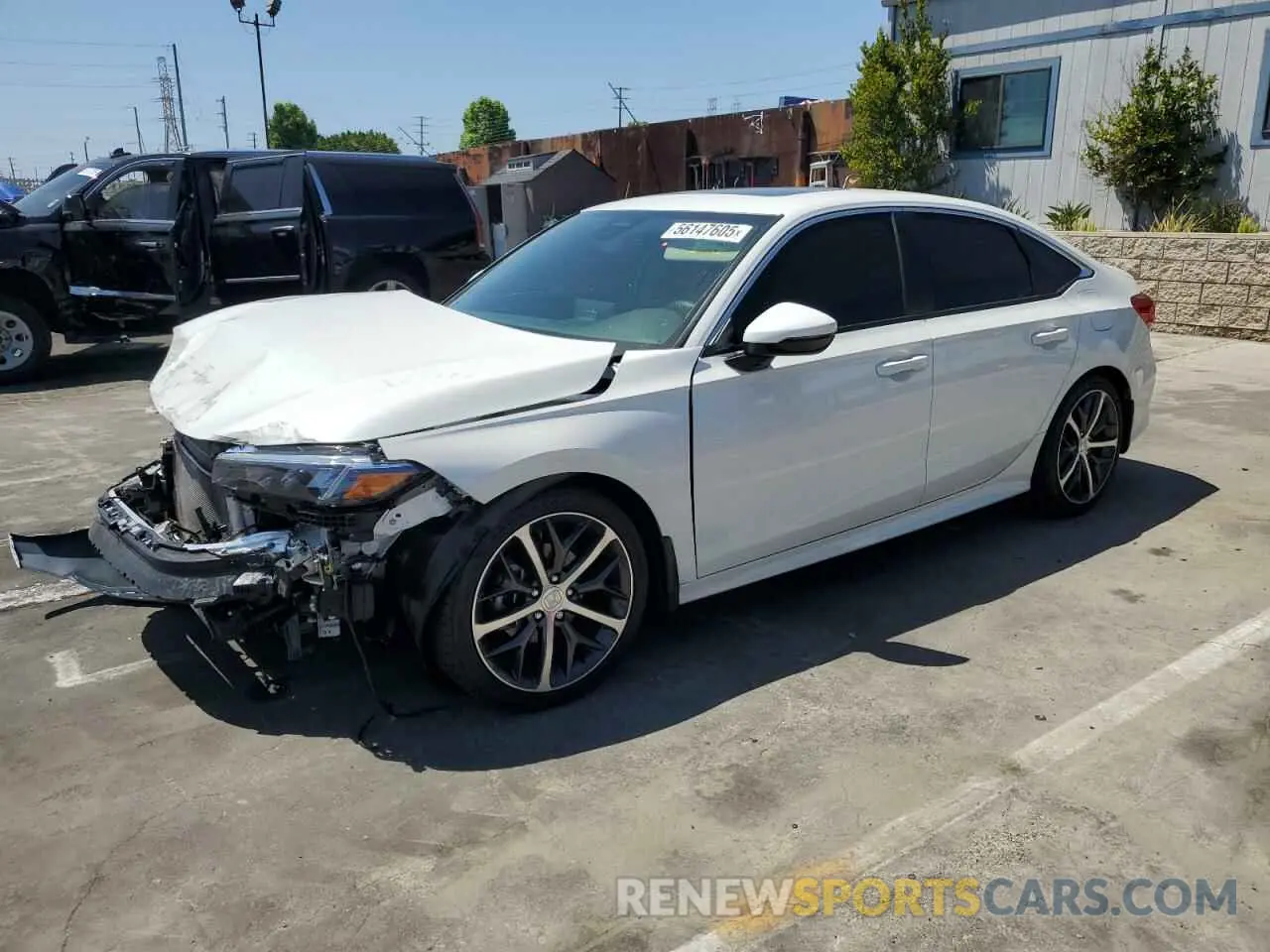 1 Photograph of a damaged car 2HGFE1F98RH307949 HONDA CIVIC 2024