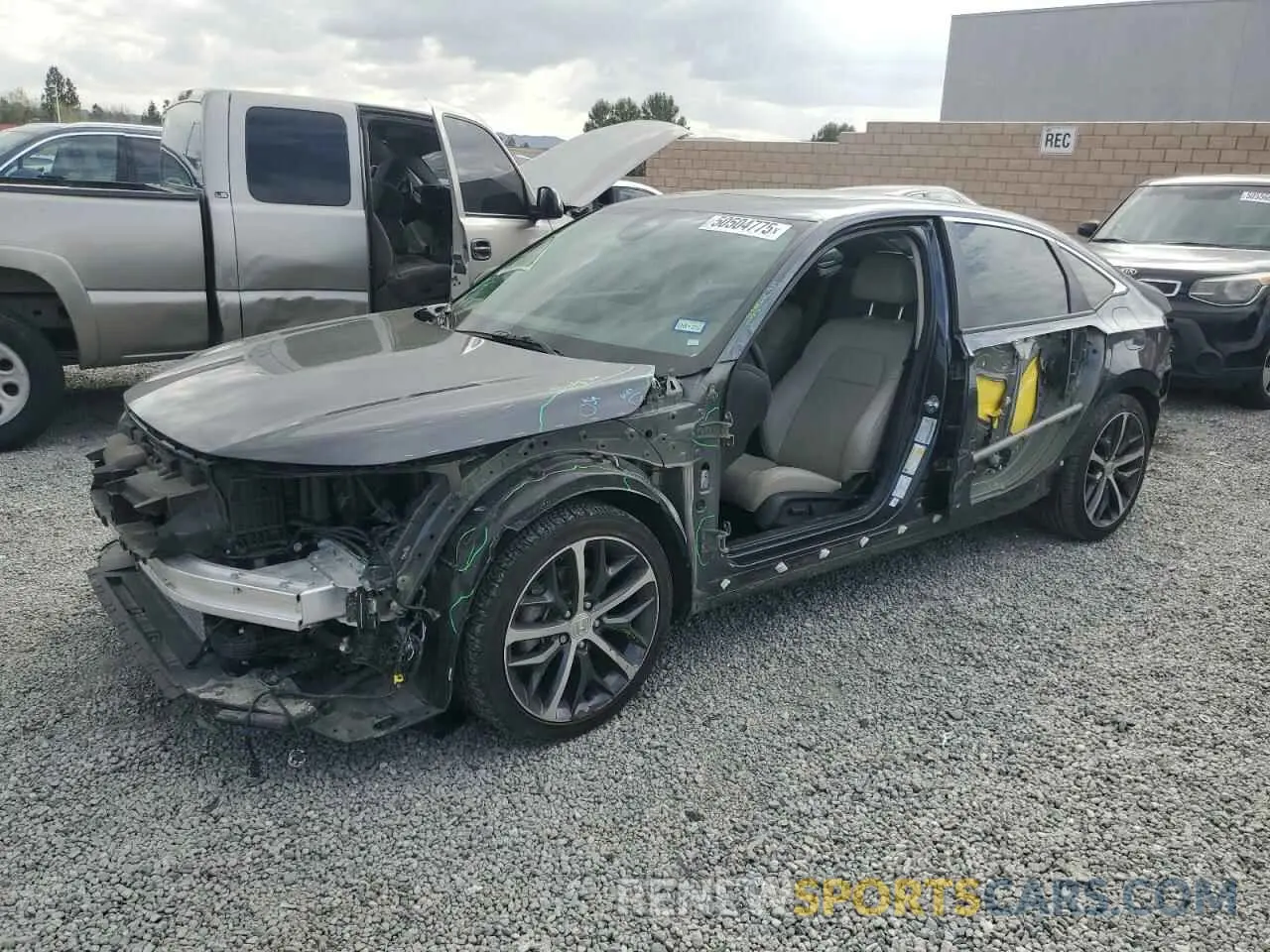 1 Photograph of a damaged car 2HGFE1F98RH336464 HONDA CIVIC 2024