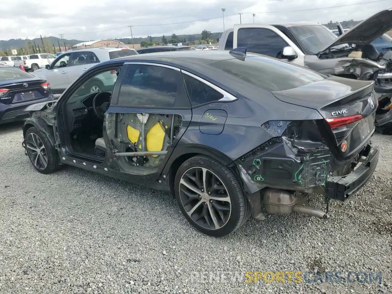 2 Photograph of a damaged car 2HGFE1F98RH336464 HONDA CIVIC 2024