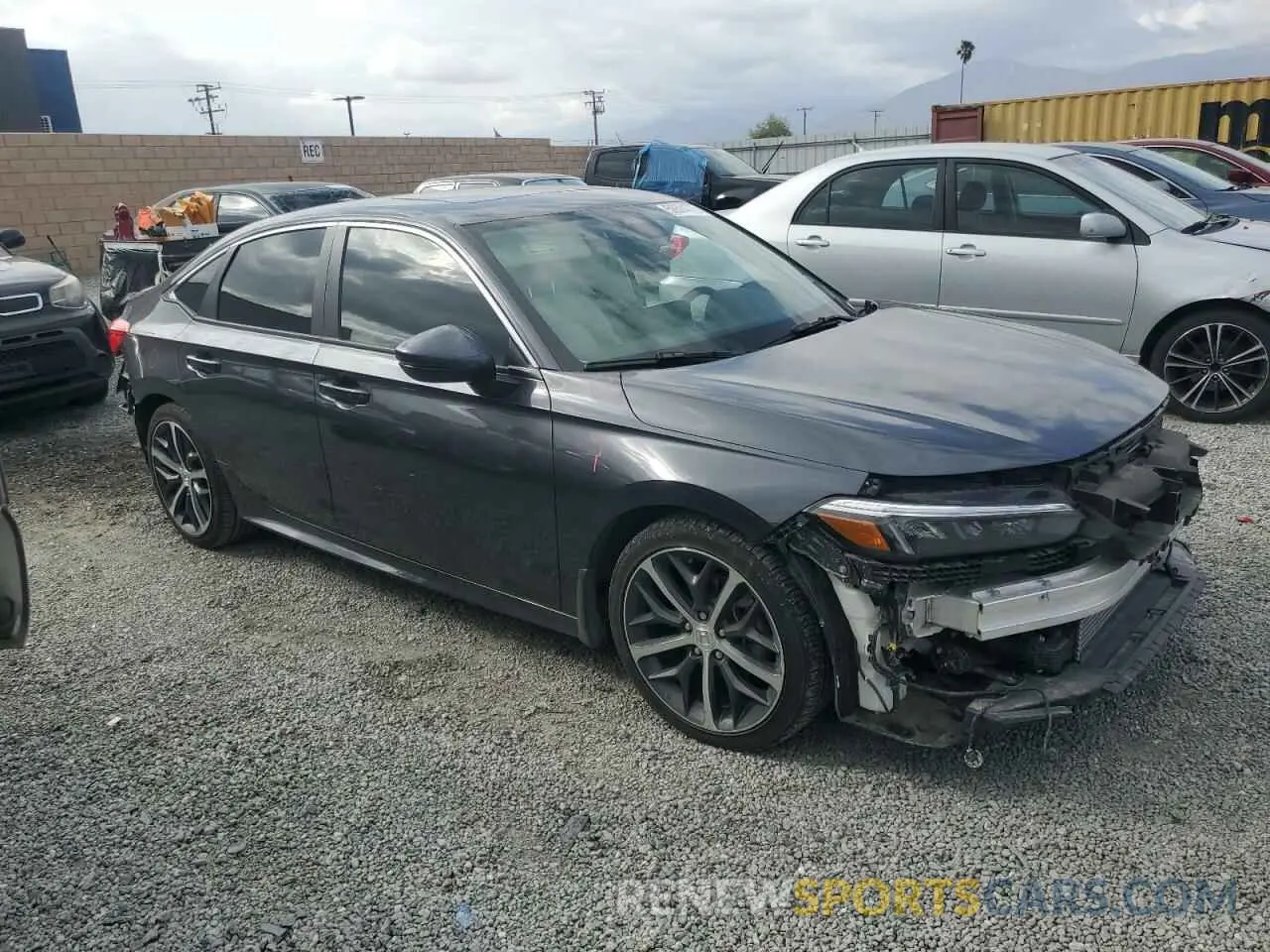 4 Photograph of a damaged car 2HGFE1F98RH336464 HONDA CIVIC 2024