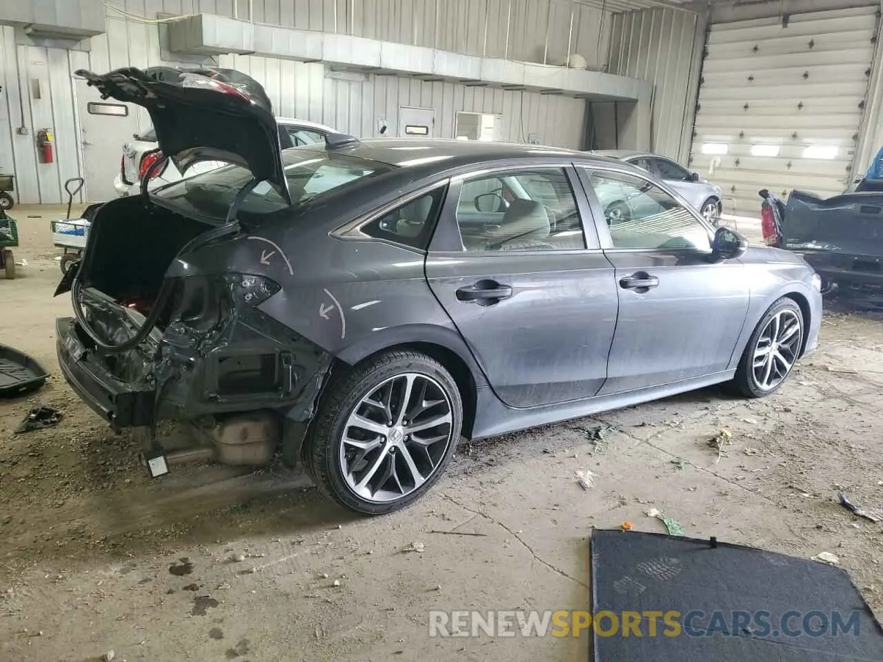 3 Photograph of a damaged car 2HGFE1F99RH322752 HONDA CIVIC 2024