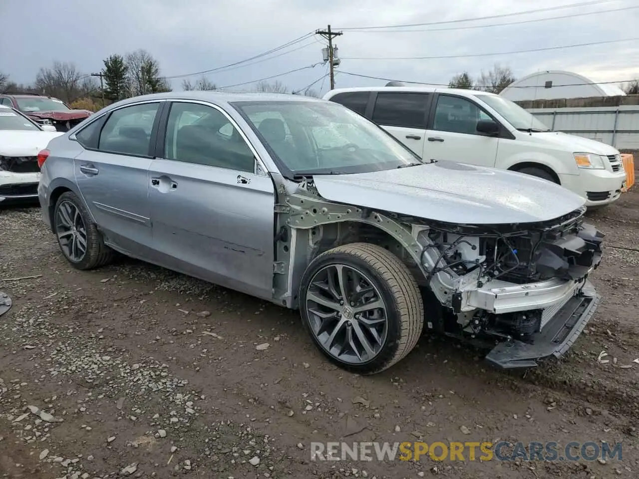 4 Photograph of a damaged car 2HGFE1F99RH329619 HONDA CIVIC 2024