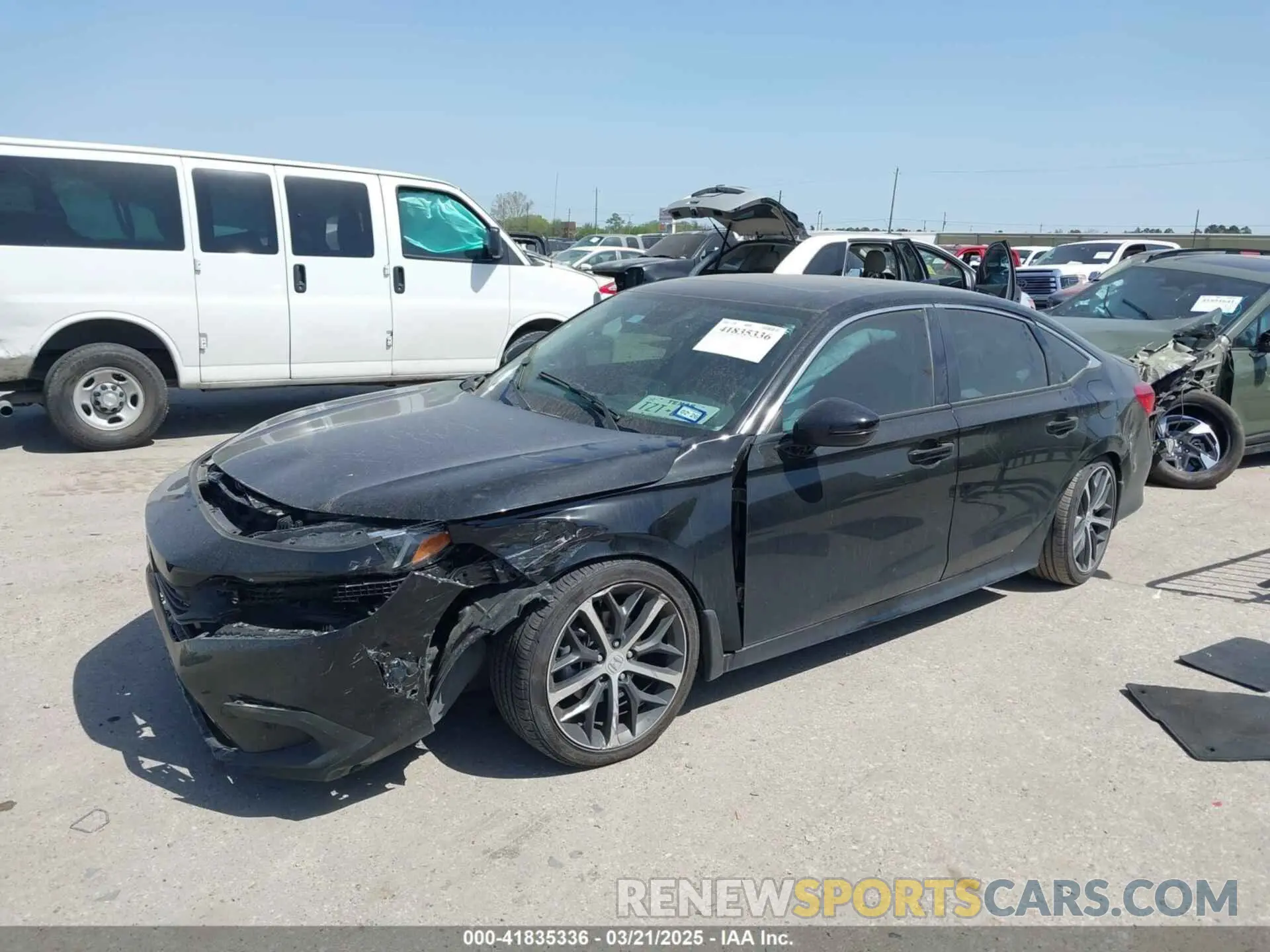 2 Photograph of a damaged car 2HGFE1F9XRH326146 HONDA CIVIC 2024