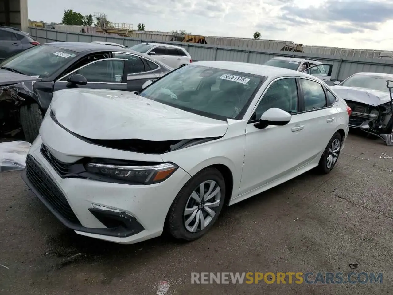 1 Photograph of a damaged car 2HGFE2F20RH575676 HONDA CIVIC 2024