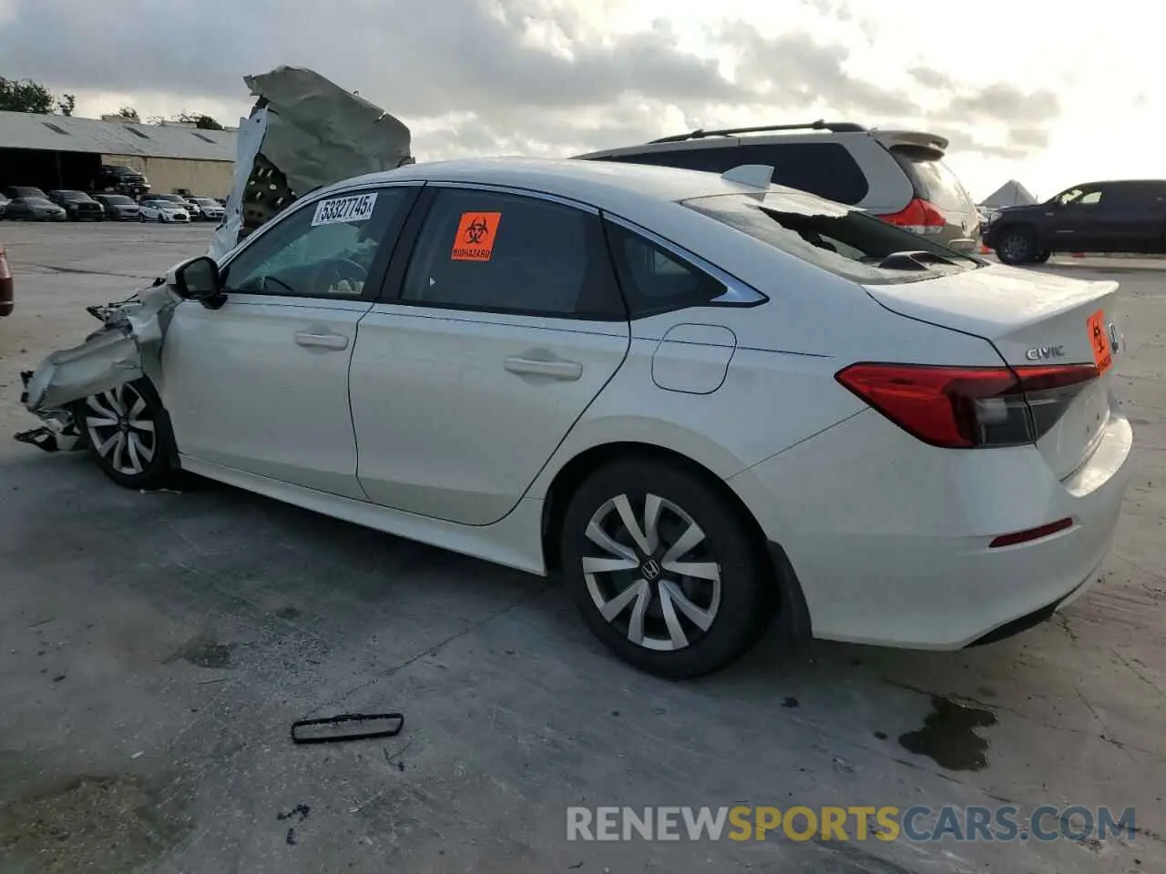 2 Photograph of a damaged car 2HGFE2F20RH582207 HONDA CIVIC 2024