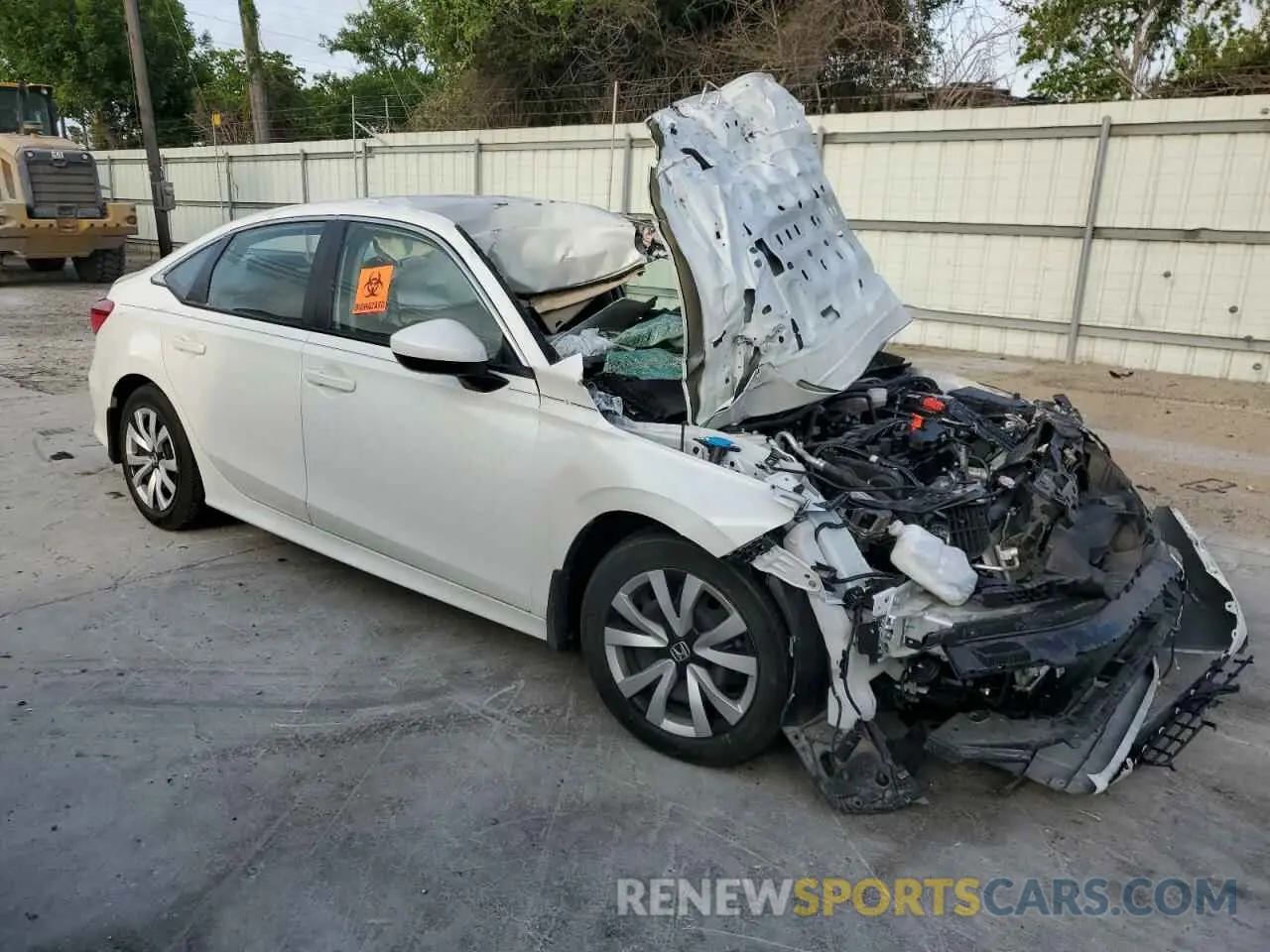 4 Photograph of a damaged car 2HGFE2F20RH582207 HONDA CIVIC 2024